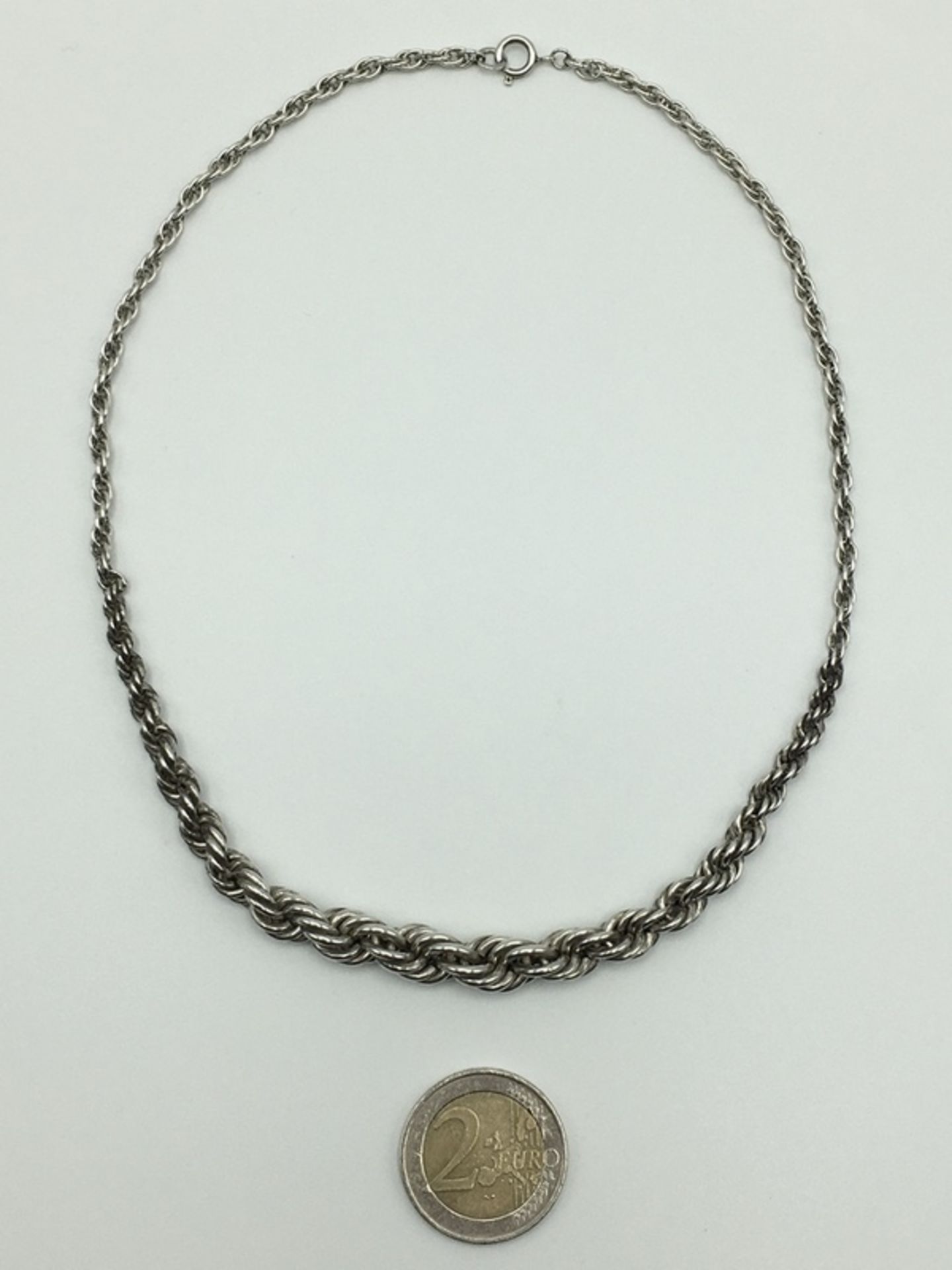 (Zilver) Zilver, koord collier, midden 20e eeuw - Bild 3 aus 4