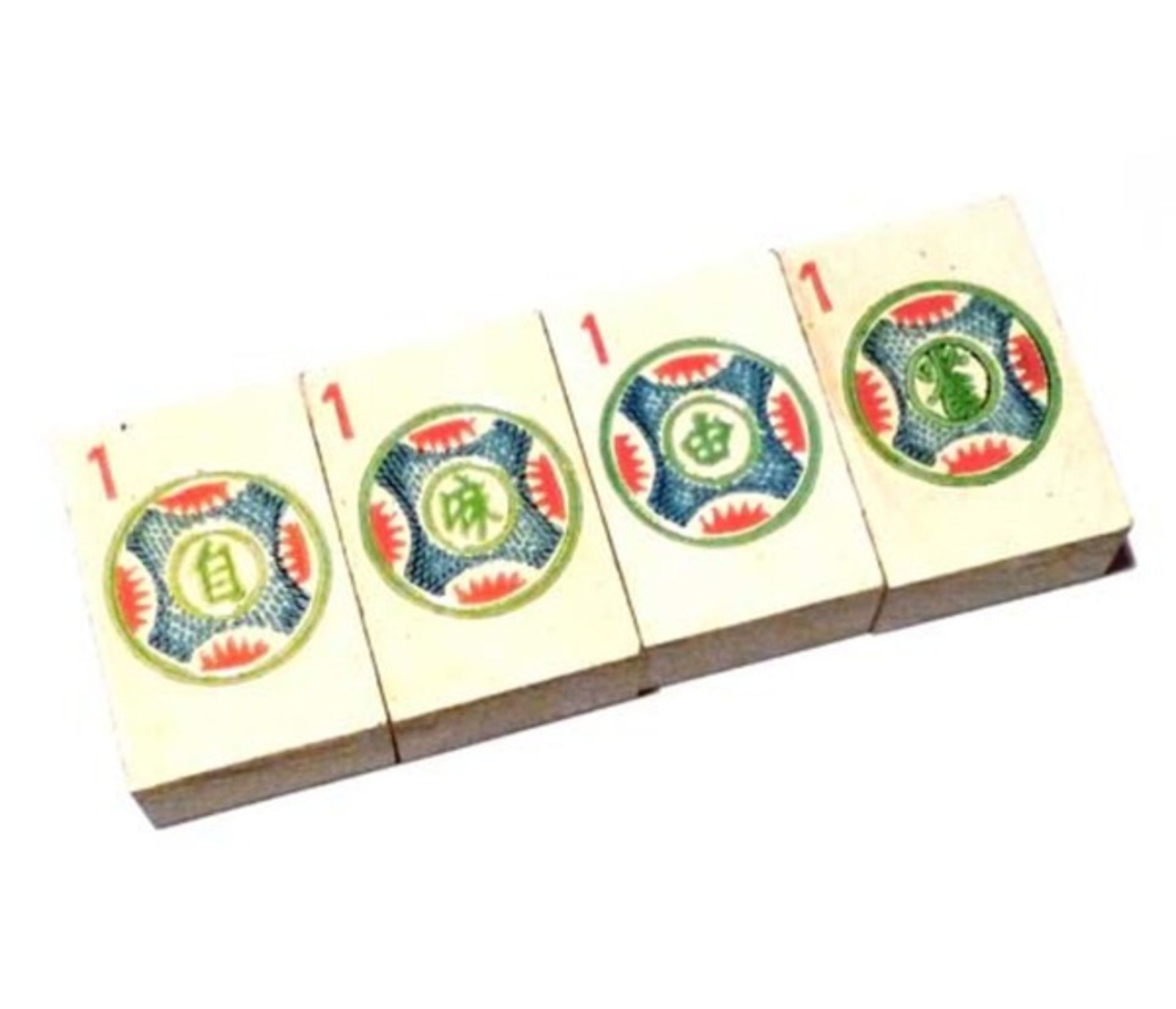 (Mahjong) Mahjong, 5-laden doos Milton Bradley Company, 1923 - Bild 3 aus 15