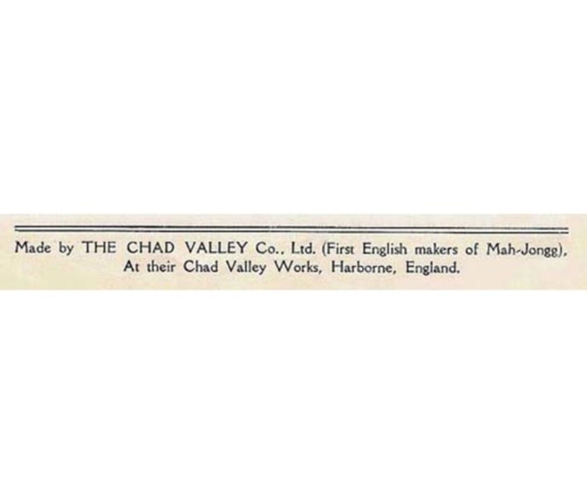 (Mahjong) Mahjong Chad Valley, platte doos, ca. 1924 - Bild 6 aus 14