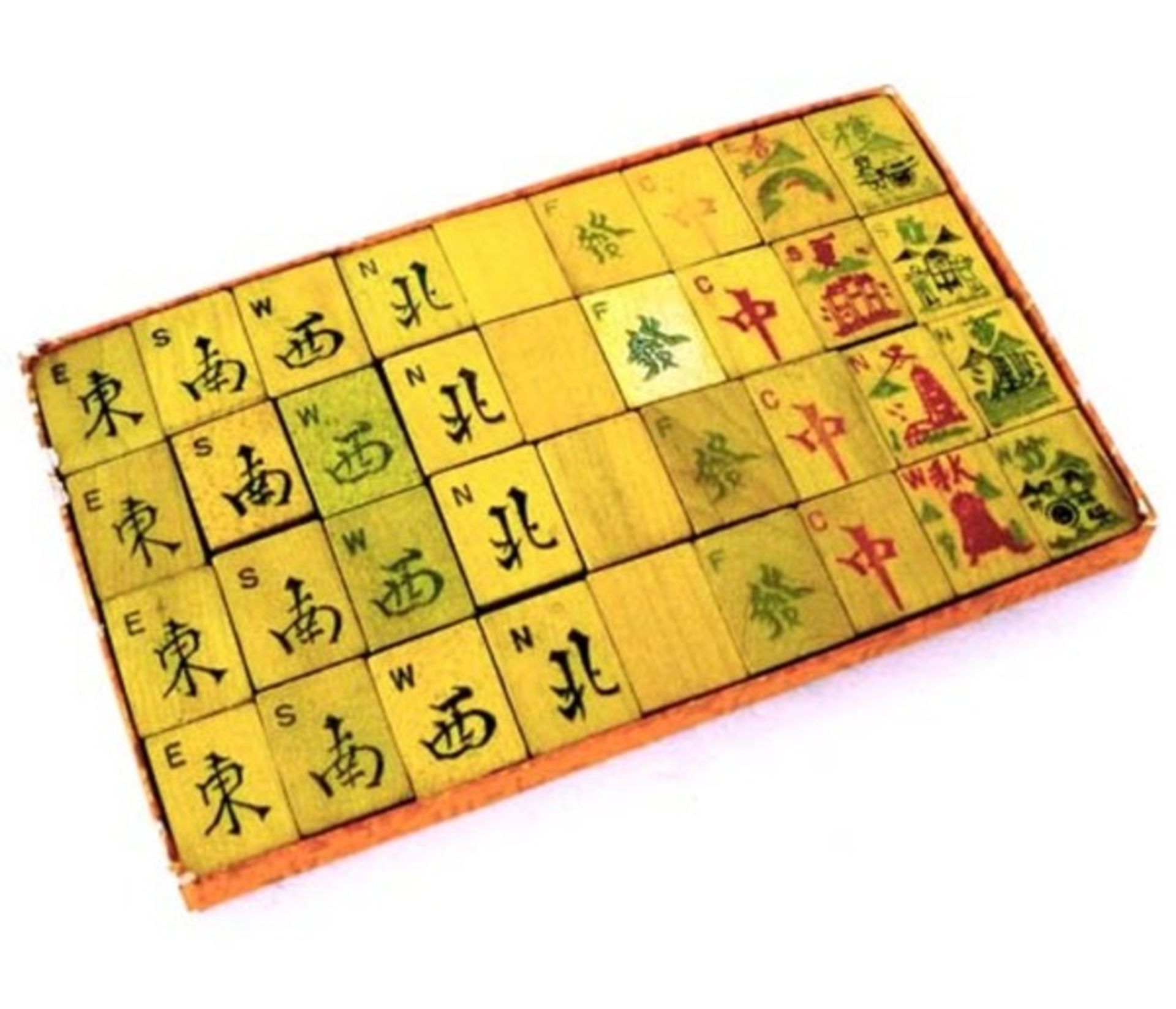 (Mahjong) Mahjong The Hillson Company Boston, Ma Chiang versie, jaren '20 - Bild 6 aus 13