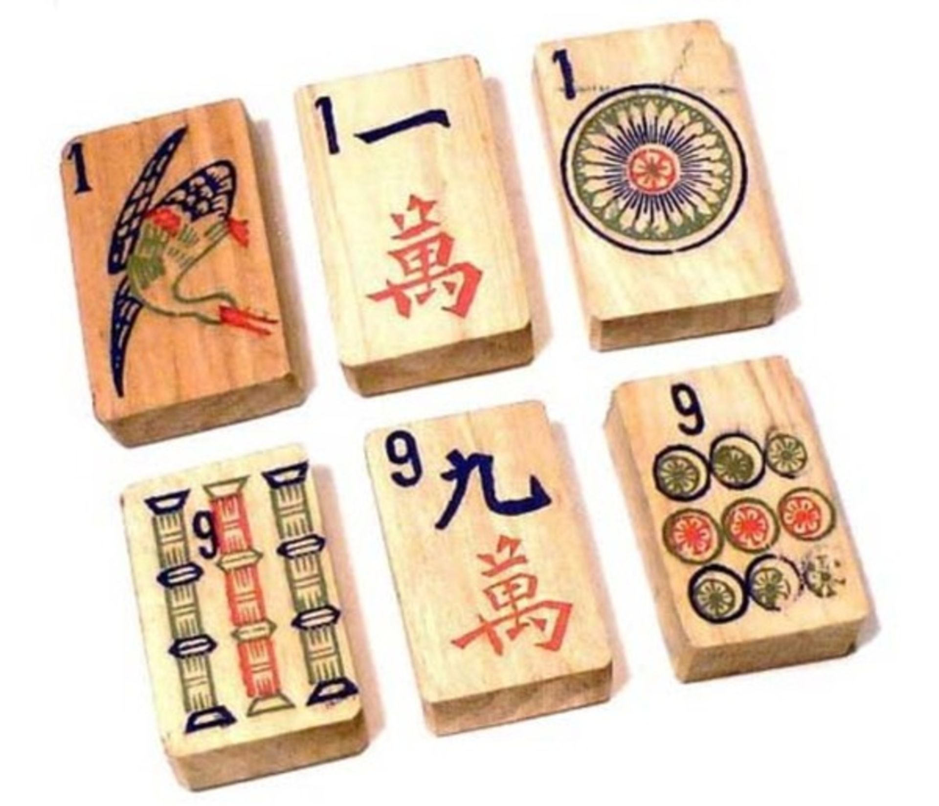 (Mahjong) Mahjong Europees, Marque de Fabrique JTR Paris, ca. 1930 - Bild 13 aus 16
