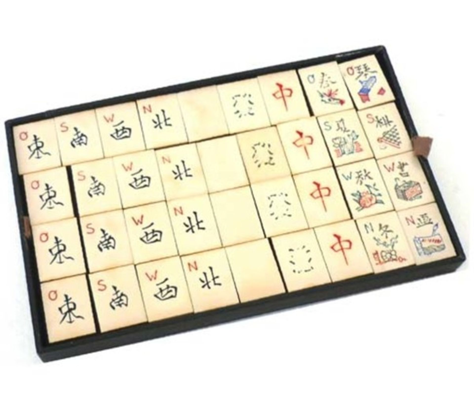 (Mahjong) Mahjong Europees, F. AD. Richter & Cie AG. ca. 1930 - Bild 9 aus 15