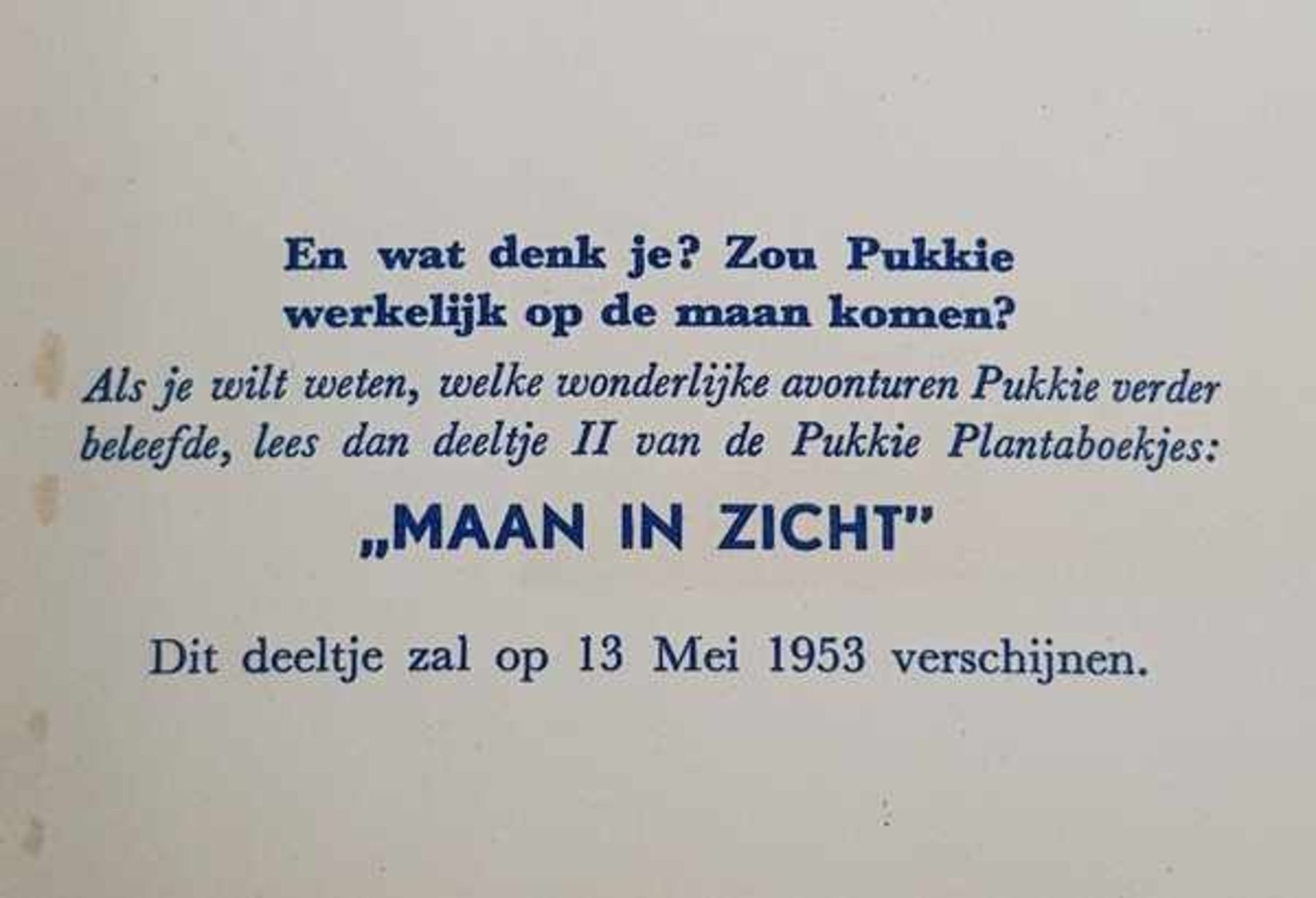 (Boeken) De wonderlijke reis van Pukkie Planta, jaren '50 - Bild 5 aus 5