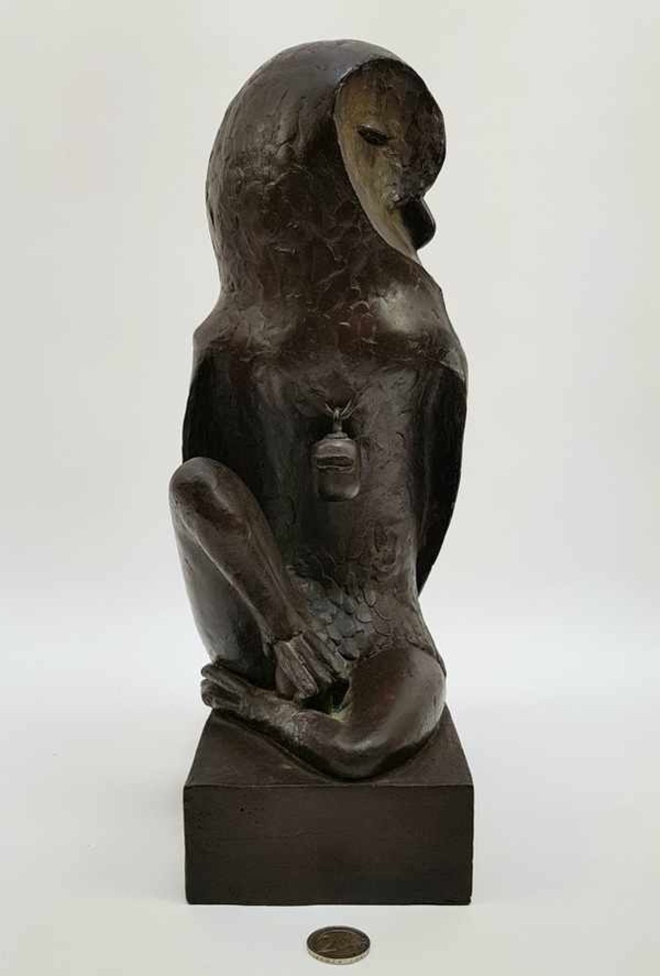 (Kunst) Uil met vrouwen benen, beeld brons - Bild 3 aus 12