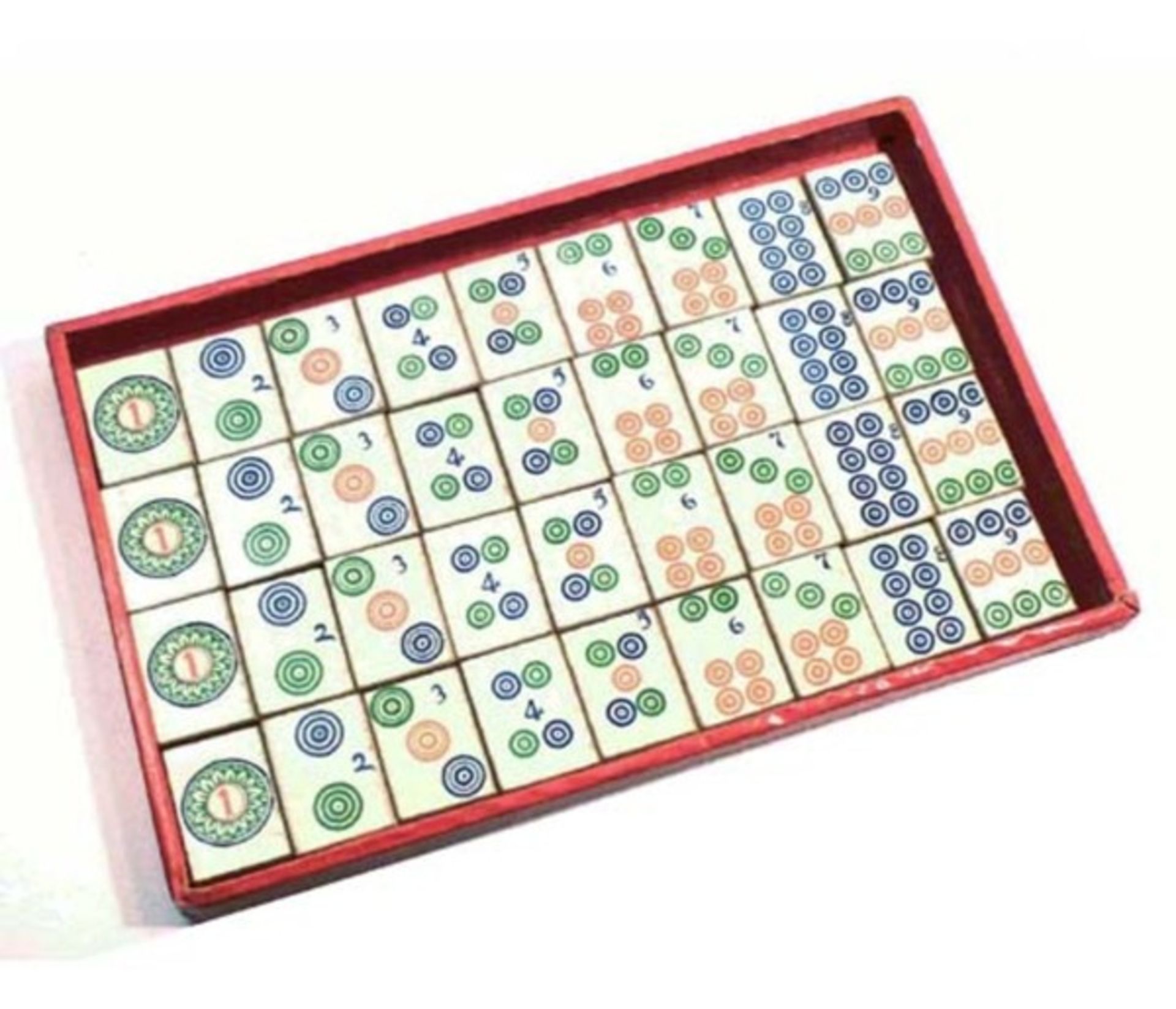 (Mahjong) Mahjong Chad Valley, 5-laden doos, 1923 - Bild 11 aus 15