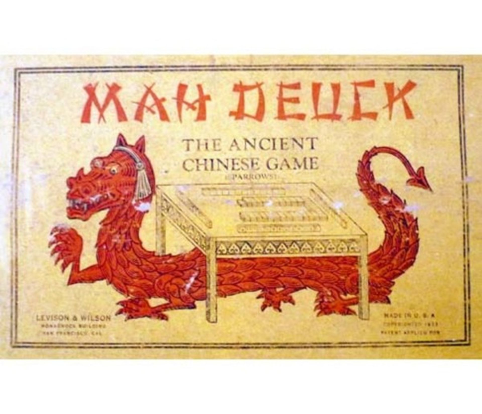 (Mahjong) Mahjong VS, Mah Deuck, ca. 1924 - Bild 2 aus 14