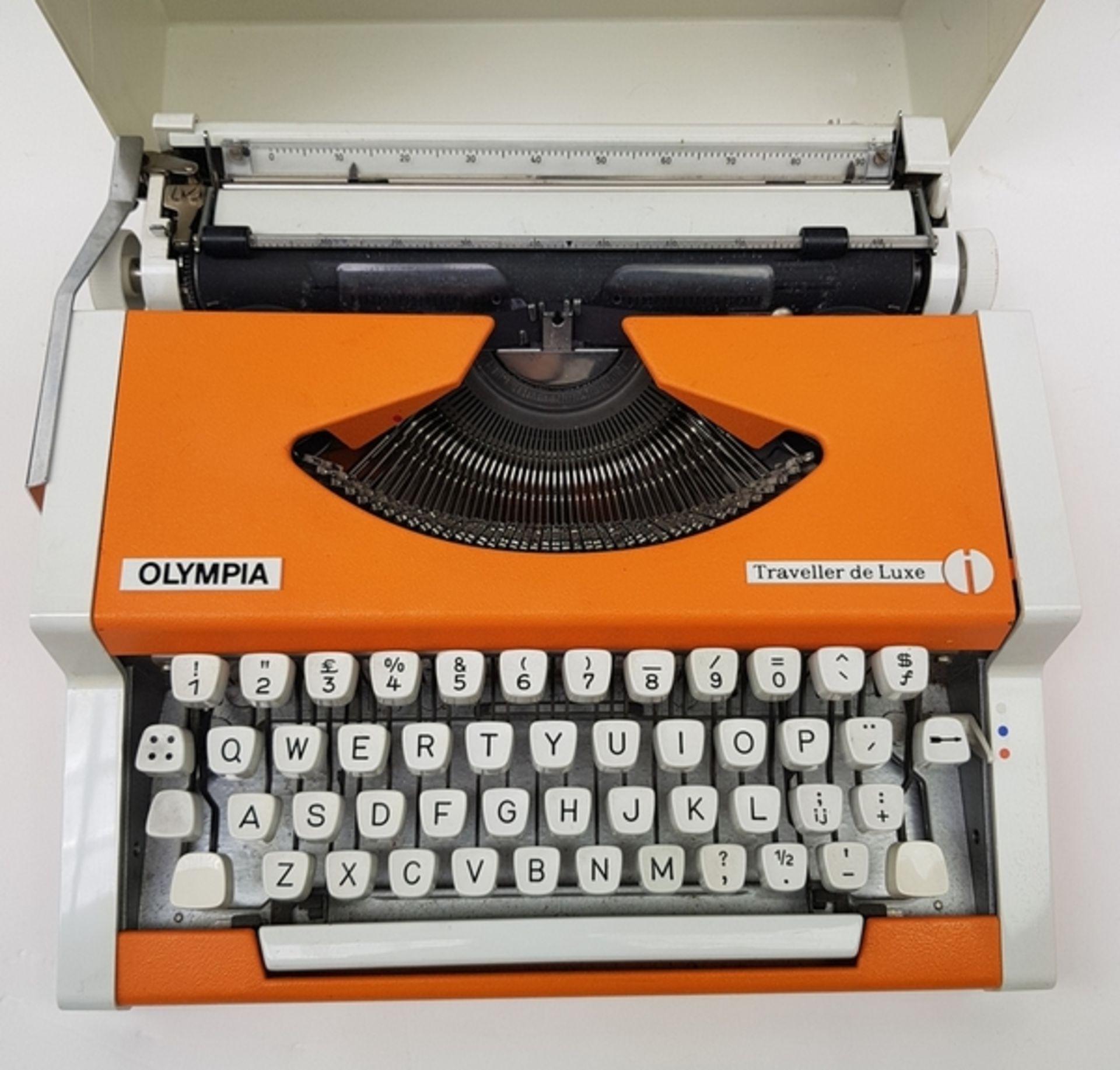 (Design) Typemachine Olympia Traveller de Luxe, Duitsland jaren '70Draagbare typemachine met bi - Bild 6 aus 6
