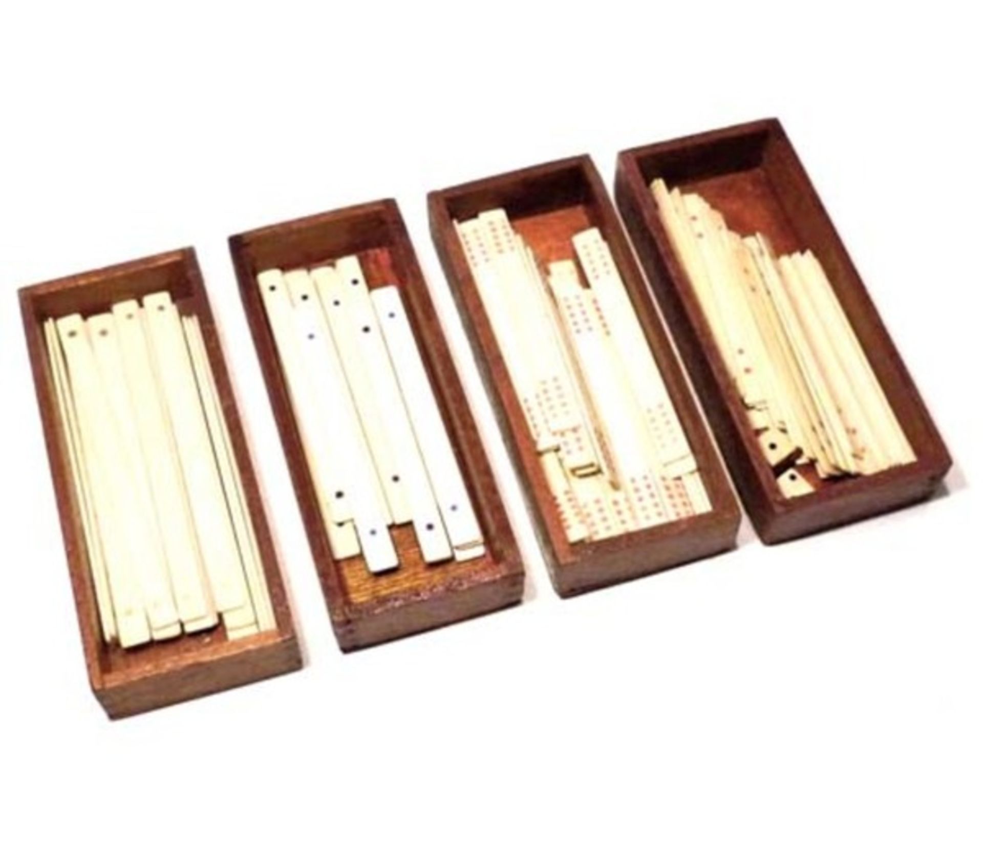 (Mahjong) Mahjong, Pung Chow, 1923De doos is Amerikaans, van hout met bovenop Chinese karakters - Bild 13 aus 14