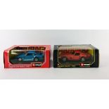 (Speelgoed) Porsche 959 Turbo 1986 en Ferrari 250 GTO 1962Burago Porsche 959 Turbo 1986 en Ferr