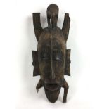 (Etnografica) Hout, decoratief Senufo masker, 2e helft 20e eeuw, AfrikaHout, decoratief Senufo