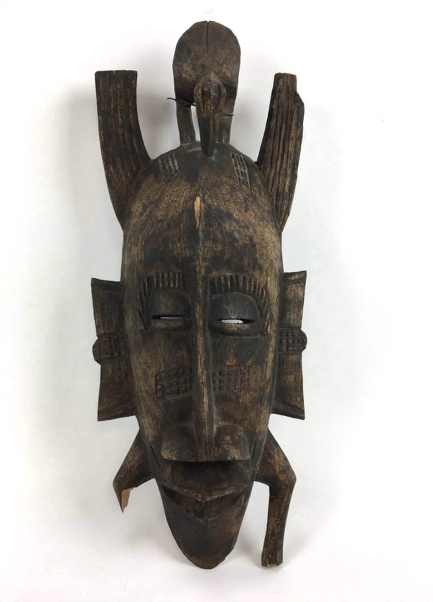 (Etnografica) Hout, decoratief Senufo masker, 2e helft 20e eeuw, AfrikaHout, decoratief Senufo