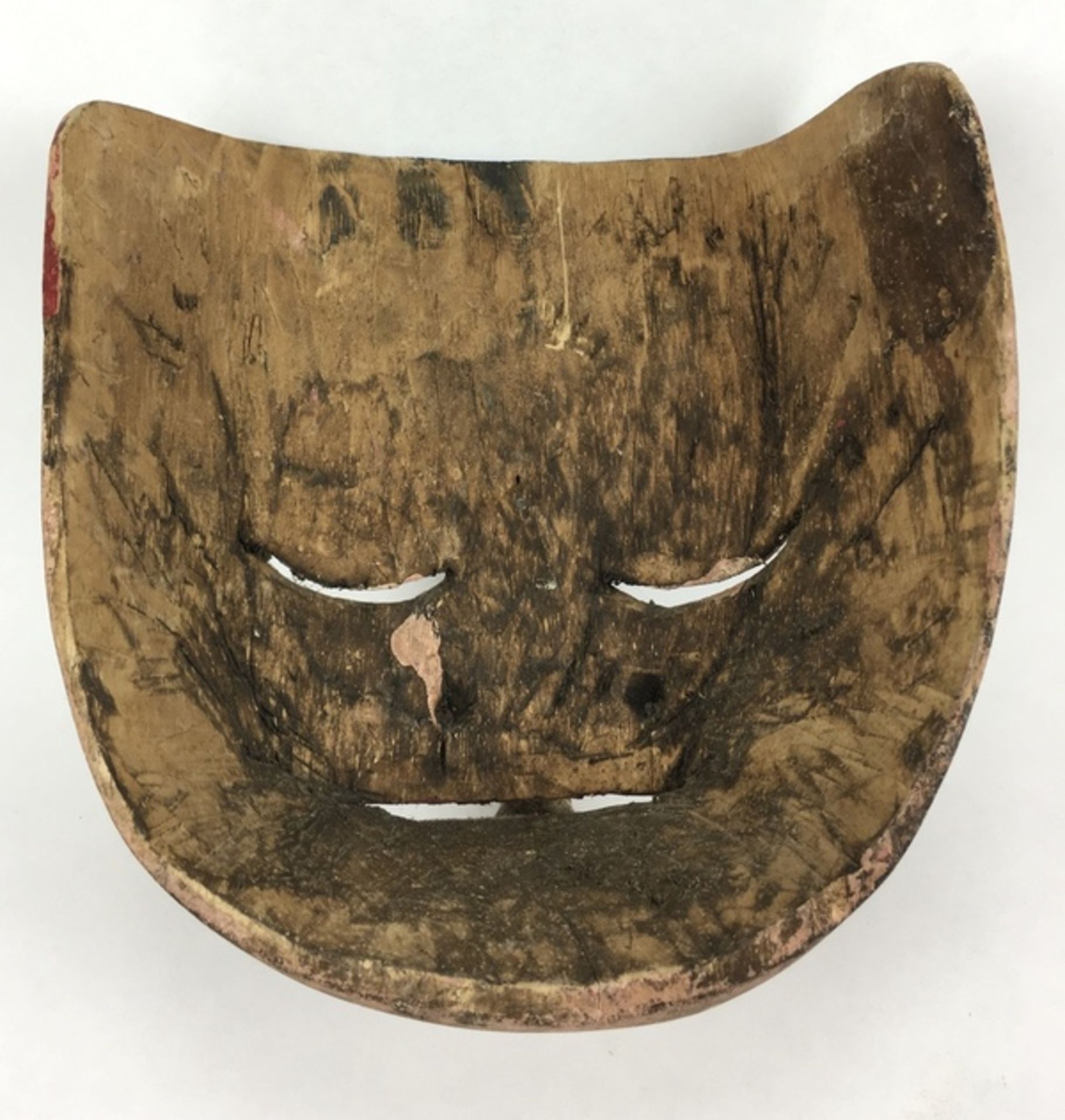 (Etnografica) Hout, maskers, 2e helft 20e eeuw, IndonesiëHout, twee maskers, 2e helft 20e eeuw - Bild 6 aus 8