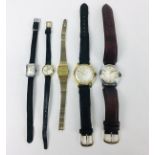 (Sieraden) Vintage HorlogesLot vintage horloges, verschillende merken waaronder Junghans, Prism