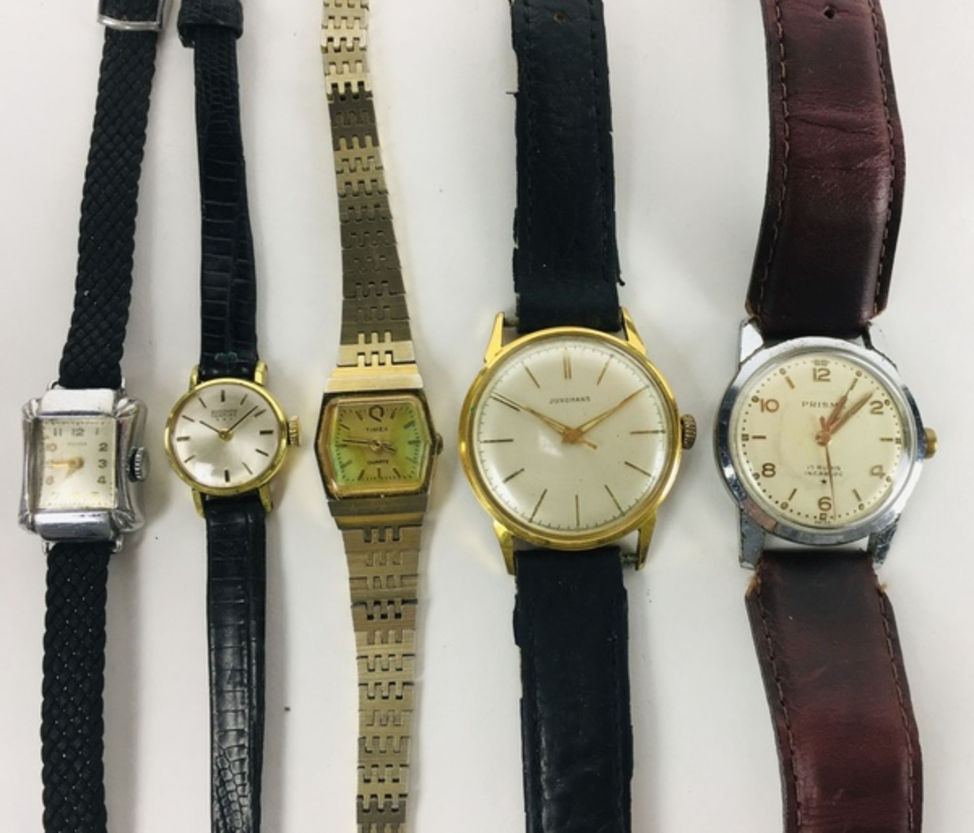 (Sieraden) Vintage HorlogesLot vintage horloges, verschillende merken waaronder Junghans, Prism - Bild 2 aus 3