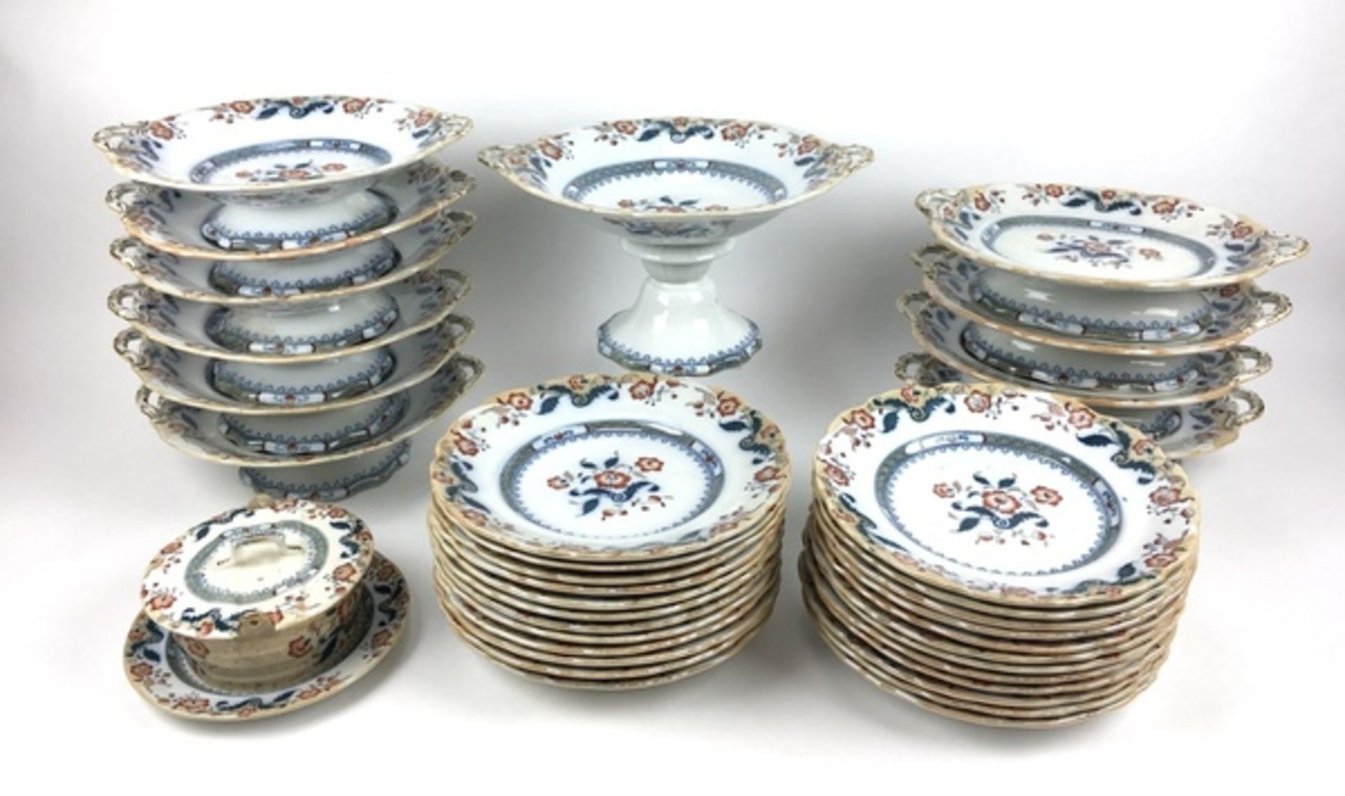 (Curiosa) Servies Oriental, Creamware, EngelandDeel van het servies Oriental, Creamware, Engela