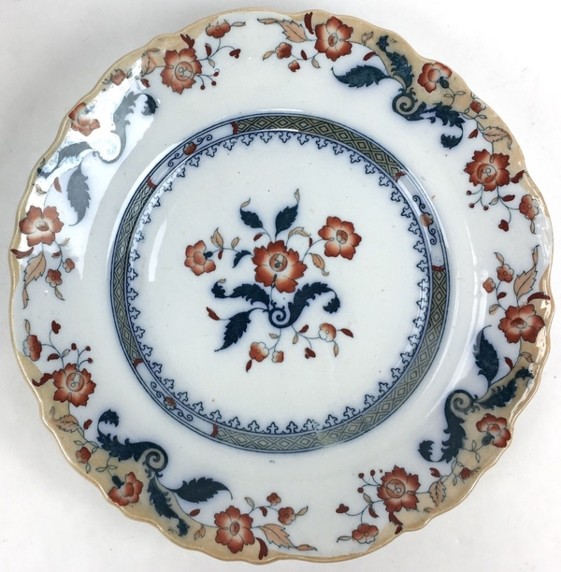 (Curiosa) Servies Oriental, Creamware, EngelandDeel van het servies Oriental, Creamware, Engela - Image 14 of 14