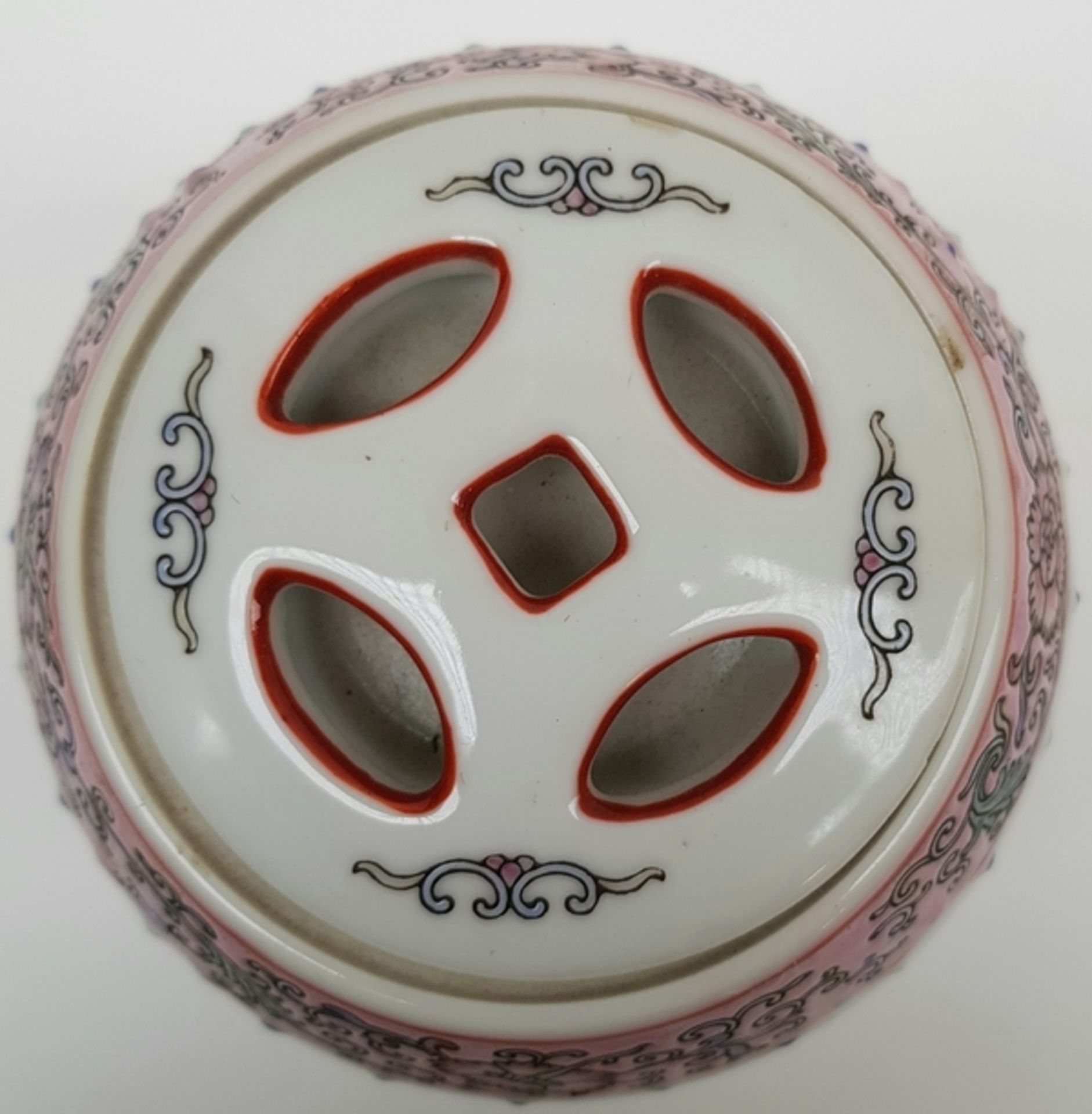(Aziatica) Vaas en wierook pot, ChinaVaas en wierook pot, China, tweede helft 20e eeuw. Conditi - Bild 7 aus 12