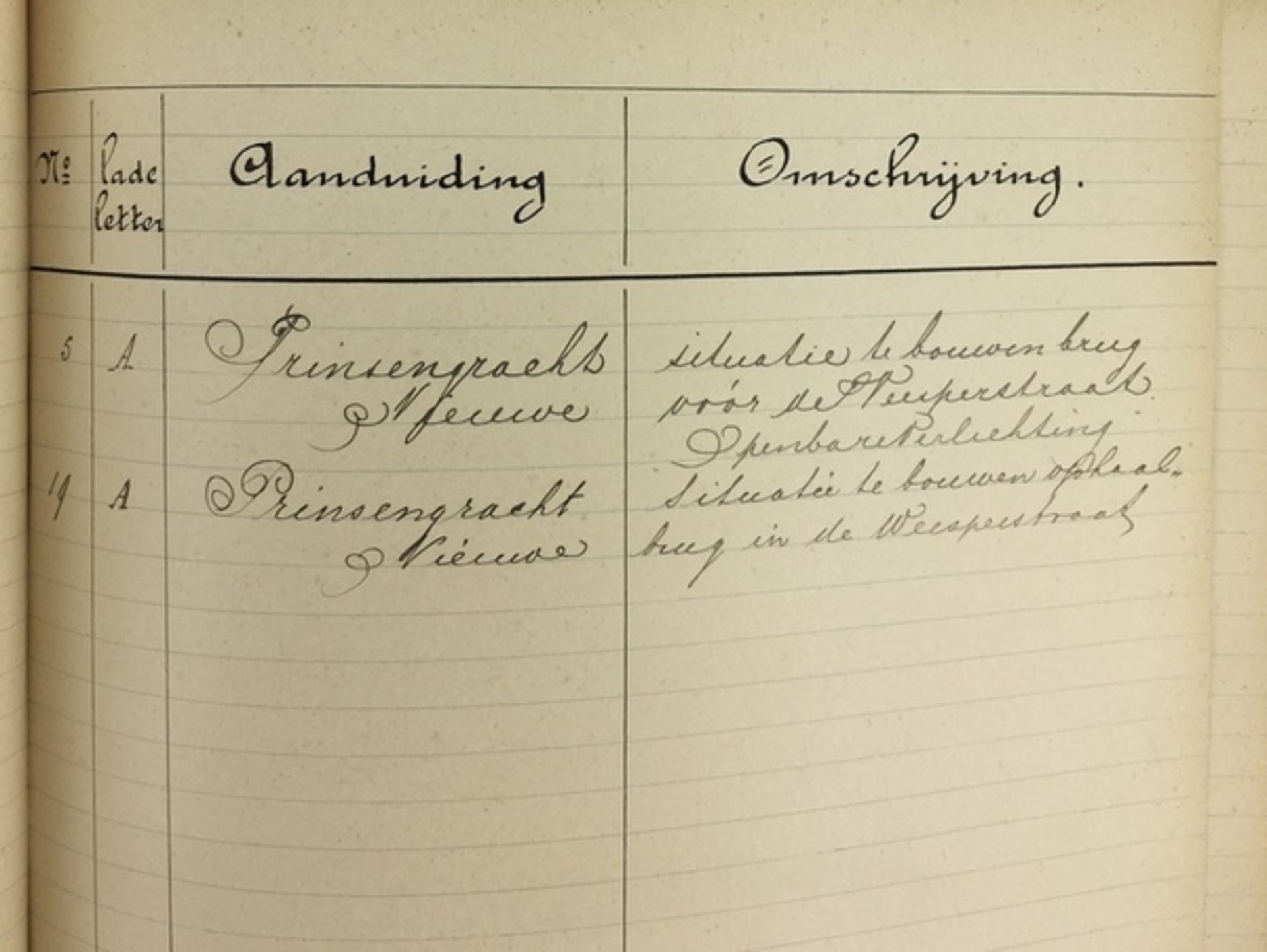 (Antiek) Kasboeken, situaties bruggen Amsterdam en archiefmapKasboeken, situaties bruggen Amste - Bild 11 aus 13