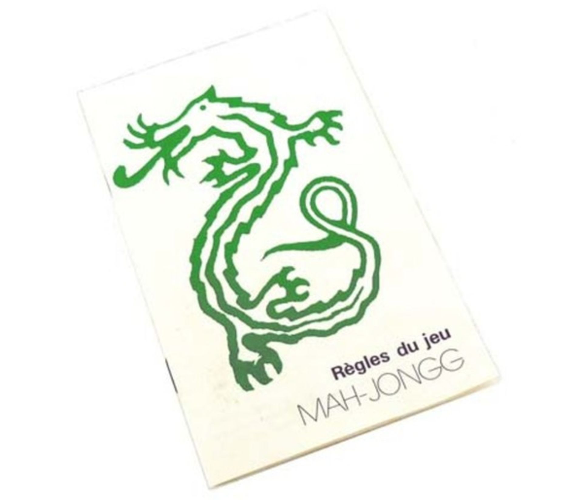 (Mahjong) Mahjon, modern Frans spel, circa 1980De doos is Frans, van karton beplakt met papier. - Bild 5 aus 8