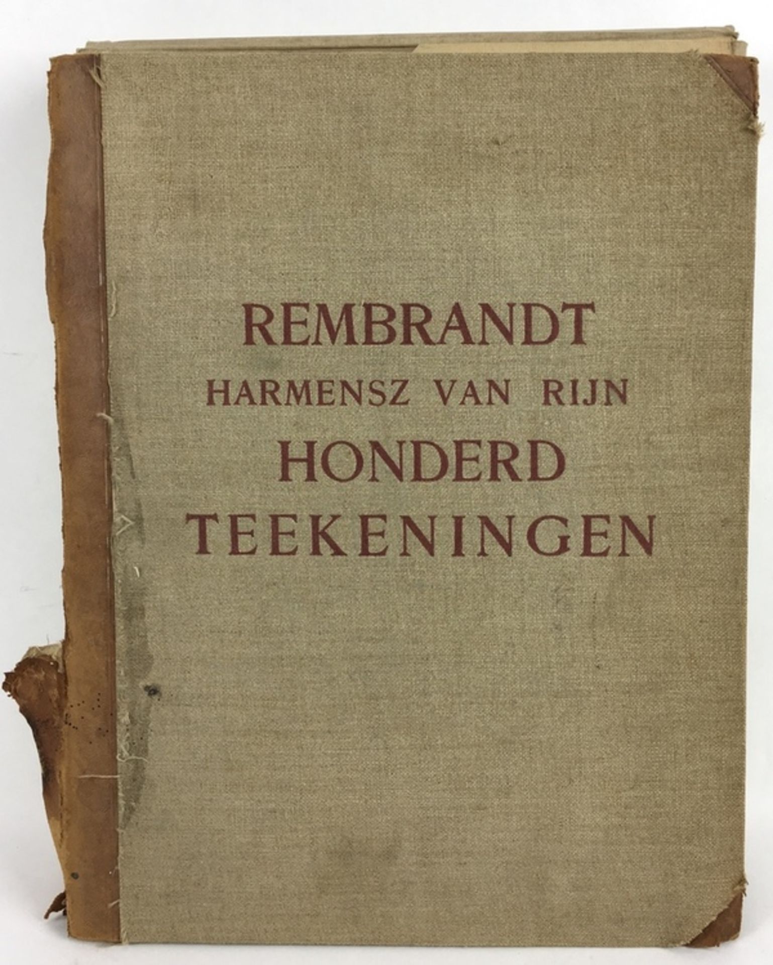 (Kunst) Rembrandt, 100 tekeningenRembrandt Harmensz van Rijn Honderd Teekeningen. N.V. Focus Bl