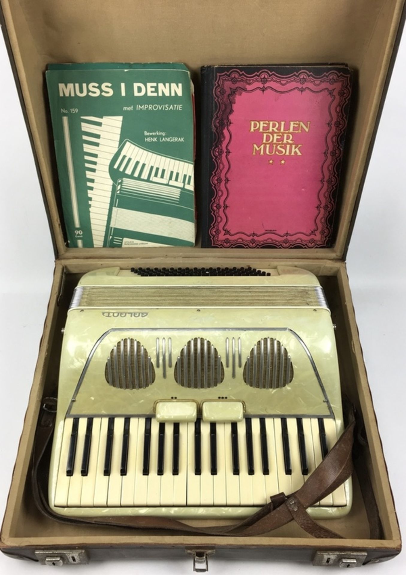 (Muziekinstrumenten) Accordeon GalantiAccordeon Galanti in originele koffer. Italië circa 1960 - Bild 3 aus 6