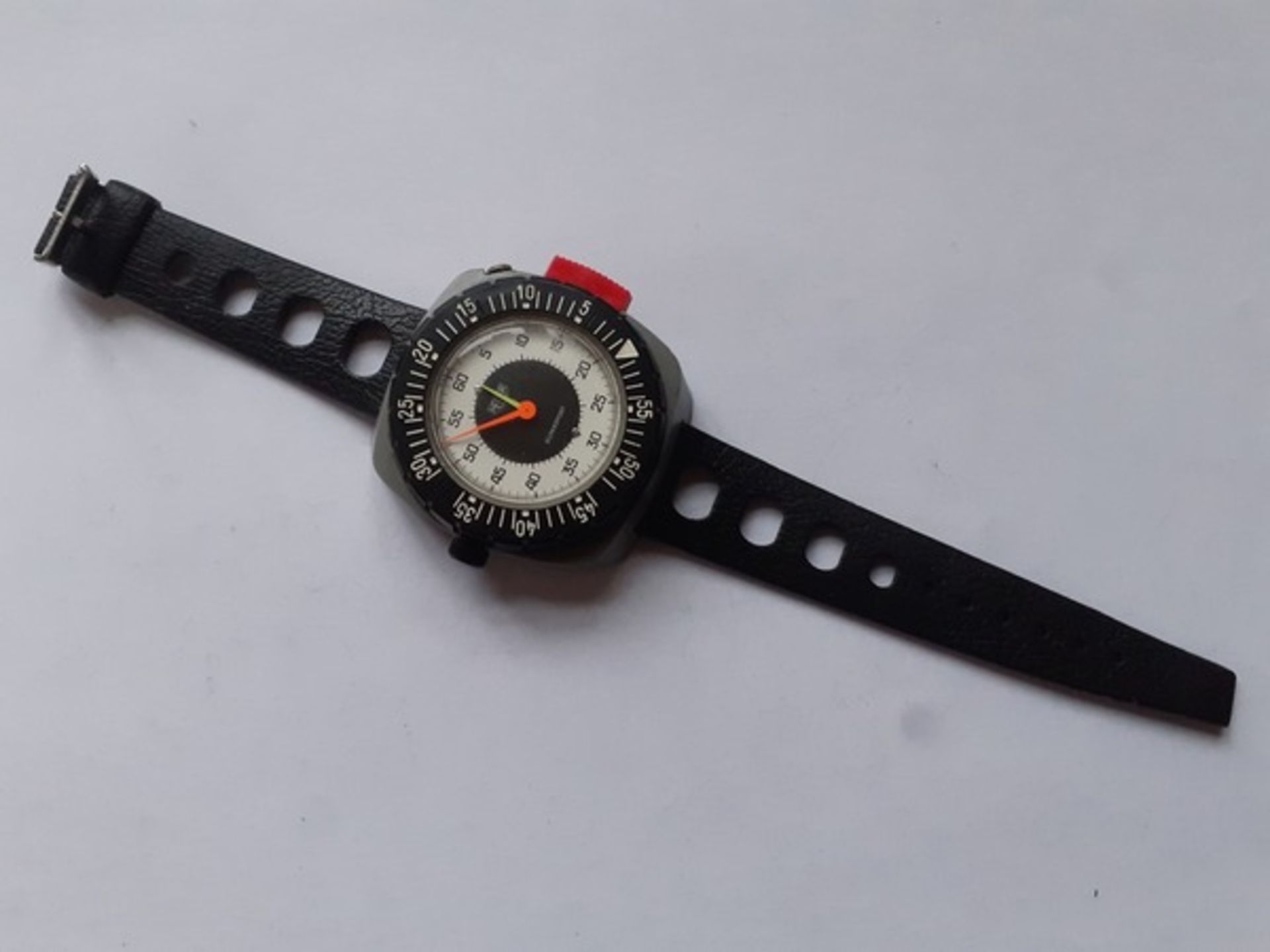 (Sieraden) Stopwatch horloge, HeuerStopwatch horloge, Heuer Supersport. Conditie: In werkende - Bild 2 aus 3