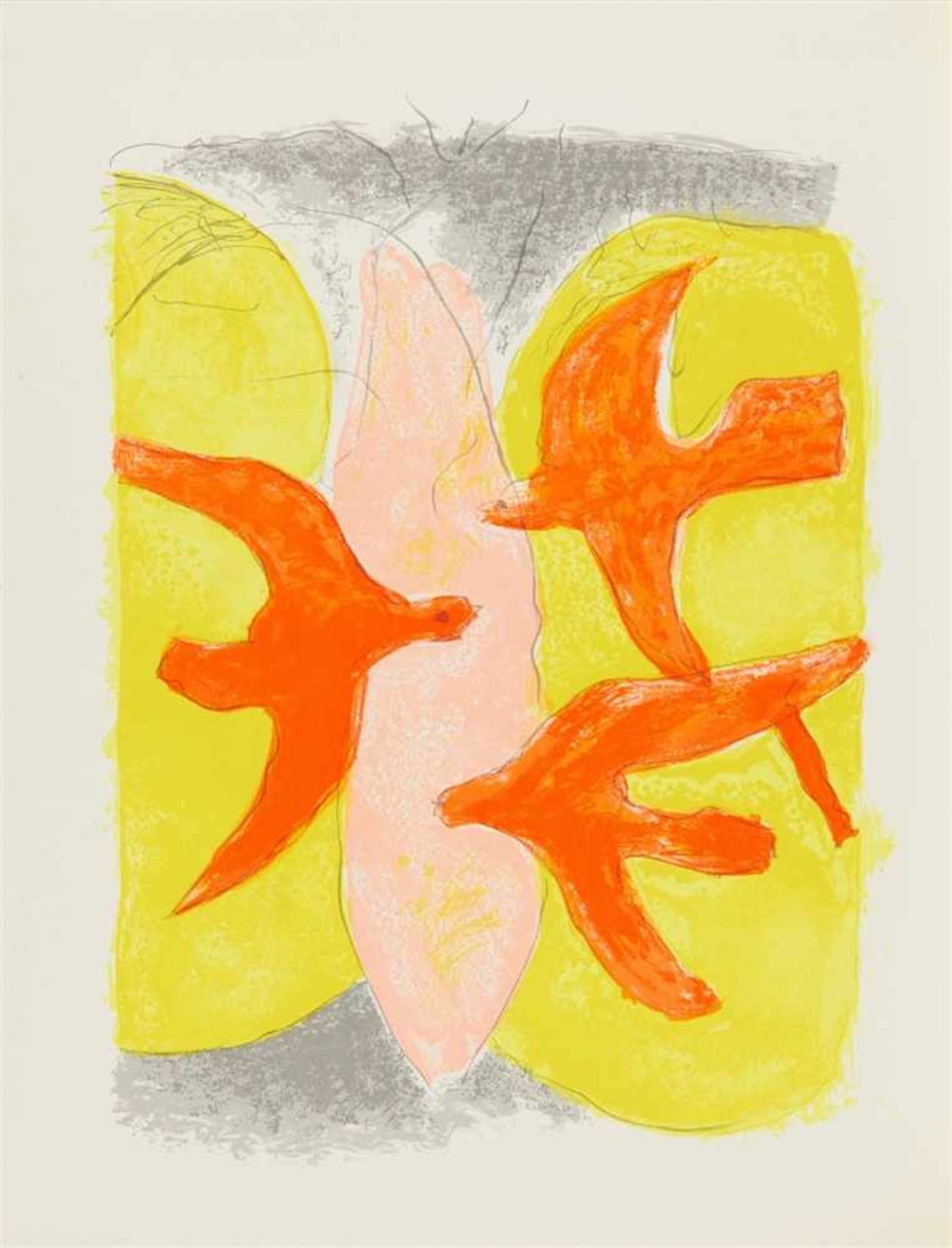 BRAQUE, GEORGESMARCEL JOUHANDEAU: Descente aux enfers. Lithographies originales de Georges Braque.
