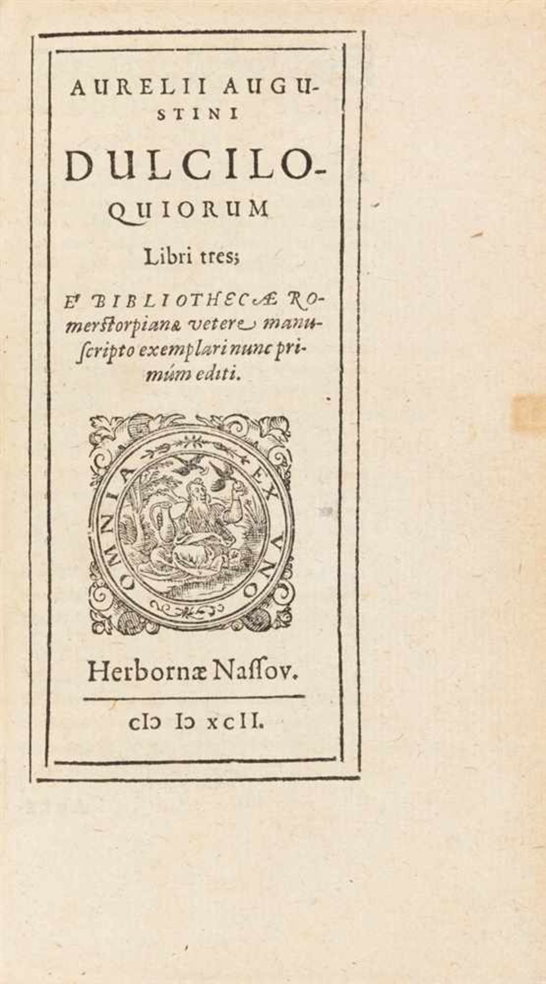 Pyrckmair, Hilarius (u.a.): De arte peregrinandi libri II. variis exemplis. In primis vero agri - Image 2 of 2
