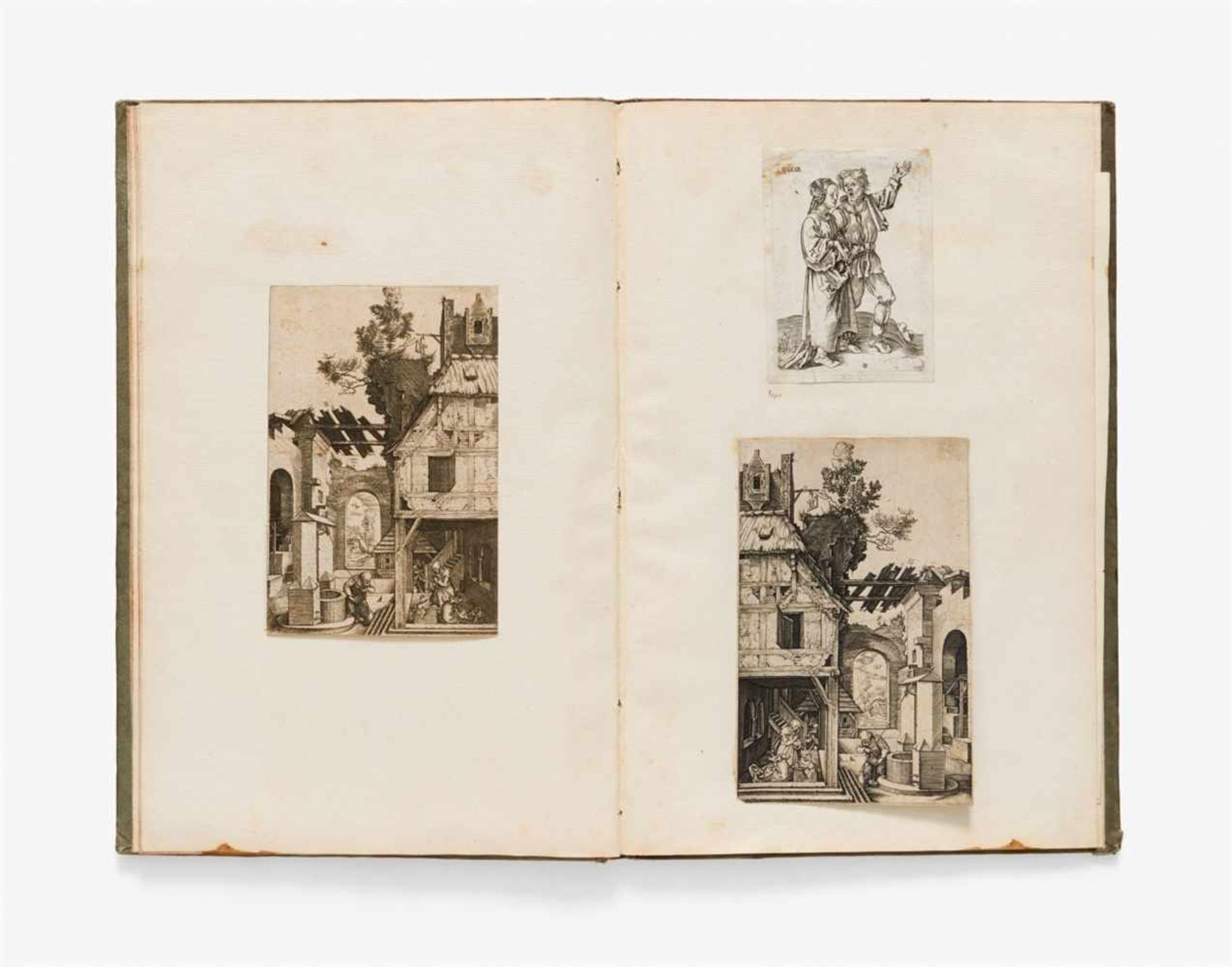 ALBRECHT DÜRER, NachNürnberg 1471 - 1528 Sammelband mit dem Kupferstich Philipp Melanchthon von