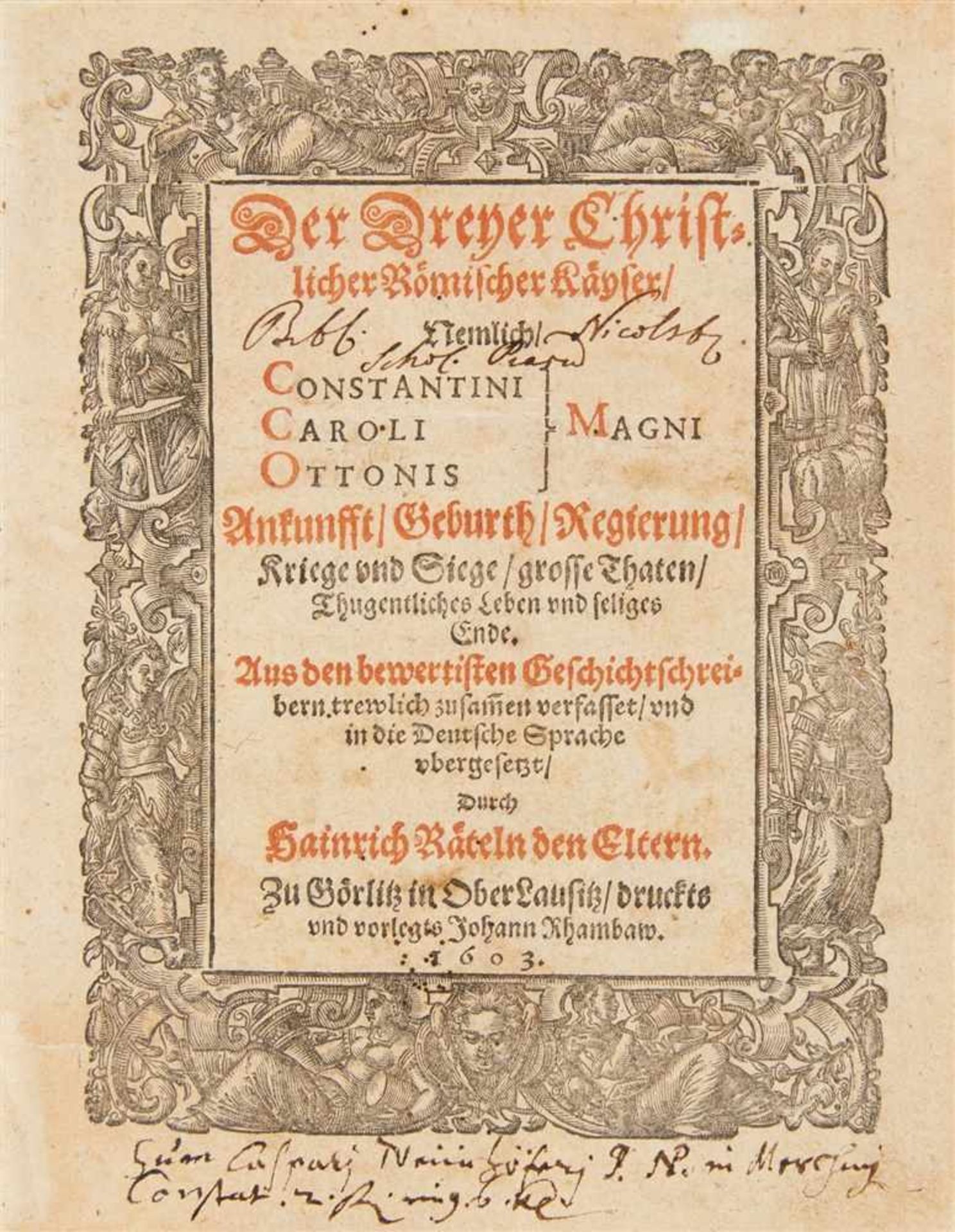 Sammelband mit 17 Schriften zu verschiedenen Themen. 1592-1603. 20,5 x 16,5 cm. Pgt. m.