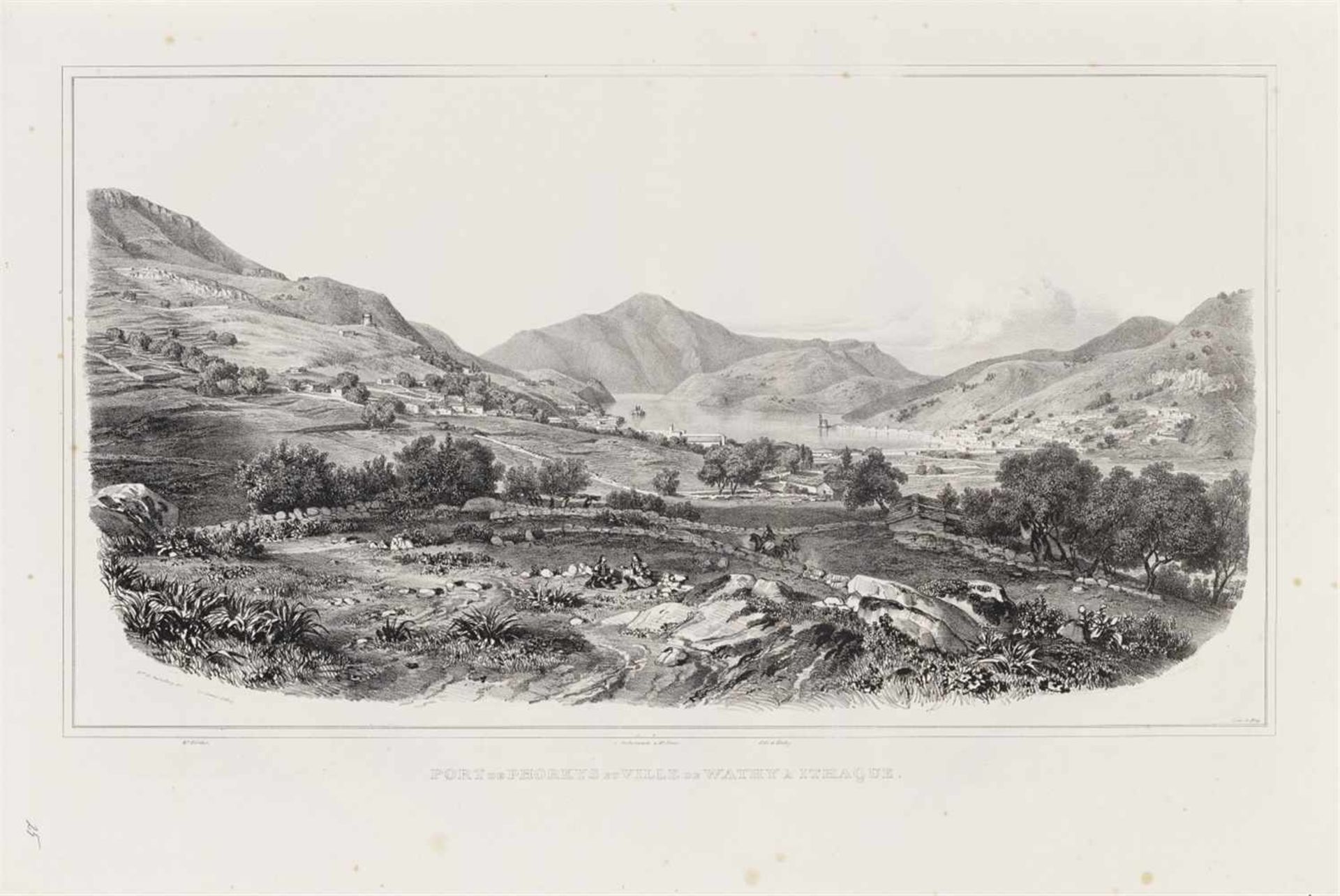 Stackelberg, Otto Magnus Frhr. v.: La Grèce. Vues pittoresques et topographiques. 2 Bde. Paris: I. - Bild 5 aus 6