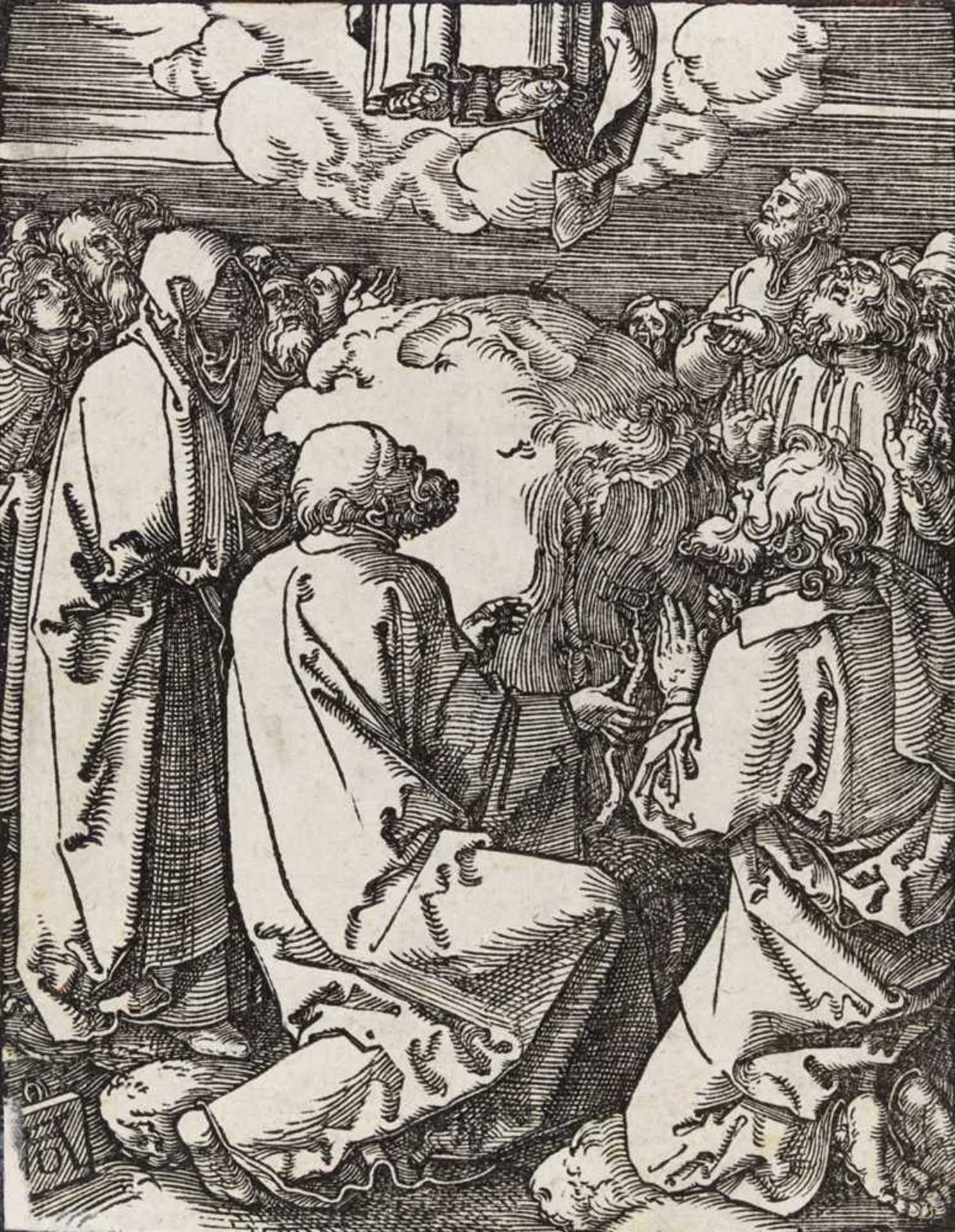 ALBRECHT DÜRER Nürnberg 1471 - 1528 Die Himmelfahrt. Um 1509-11. Holzschnitt auf Bütten ohne