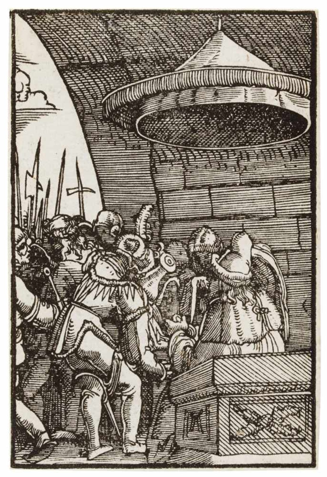 ALBRECHT ALTDORFER Regensburg um 1480 - 1538 Pilatus wäscht sich die Hände. Holzschnitt auf