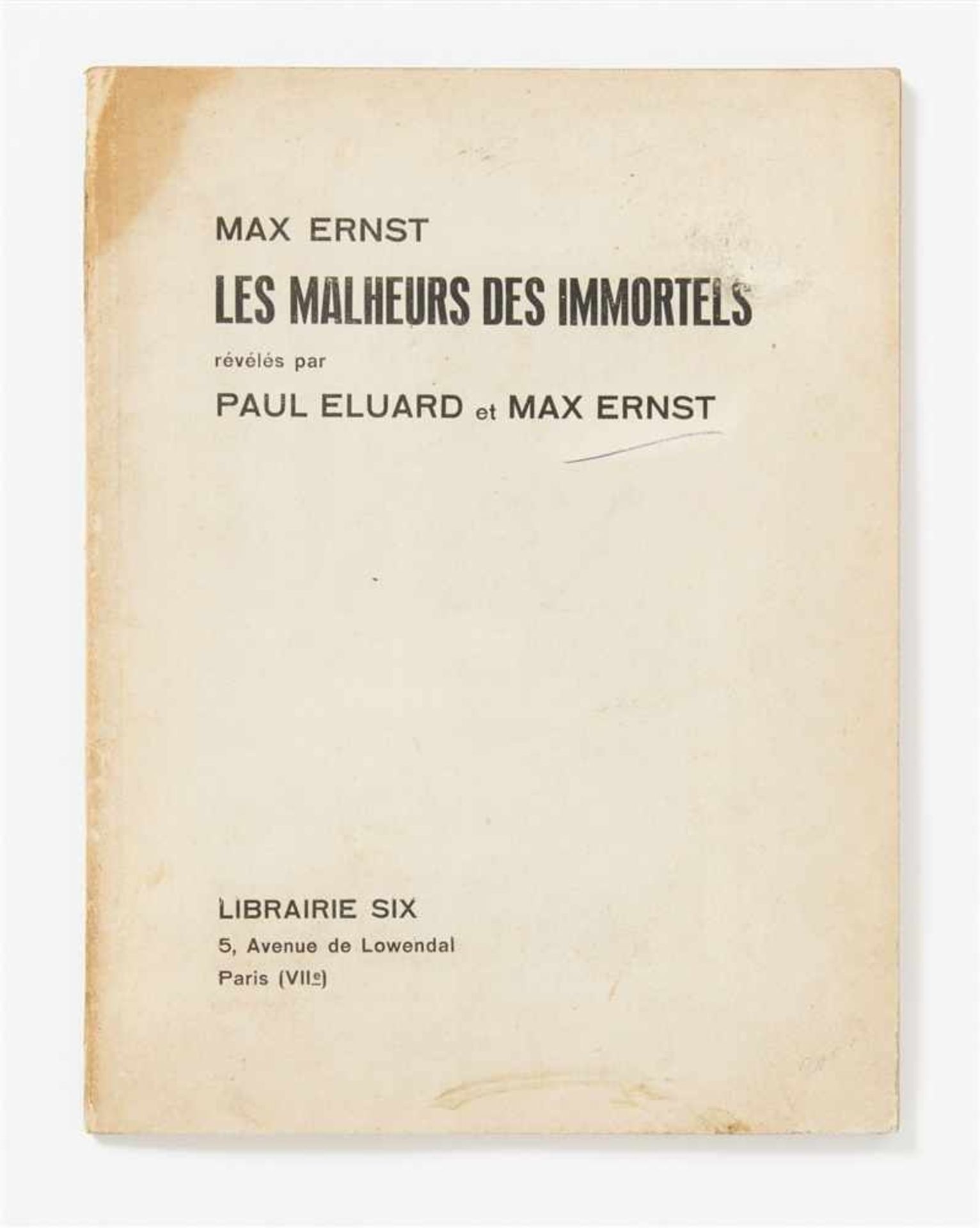 ERNST, MAXPAUL ELUARD u. MAX ERNST: Les Malheurs des immortels, révélés par Paul Eluard et Max - Bild 3 aus 3