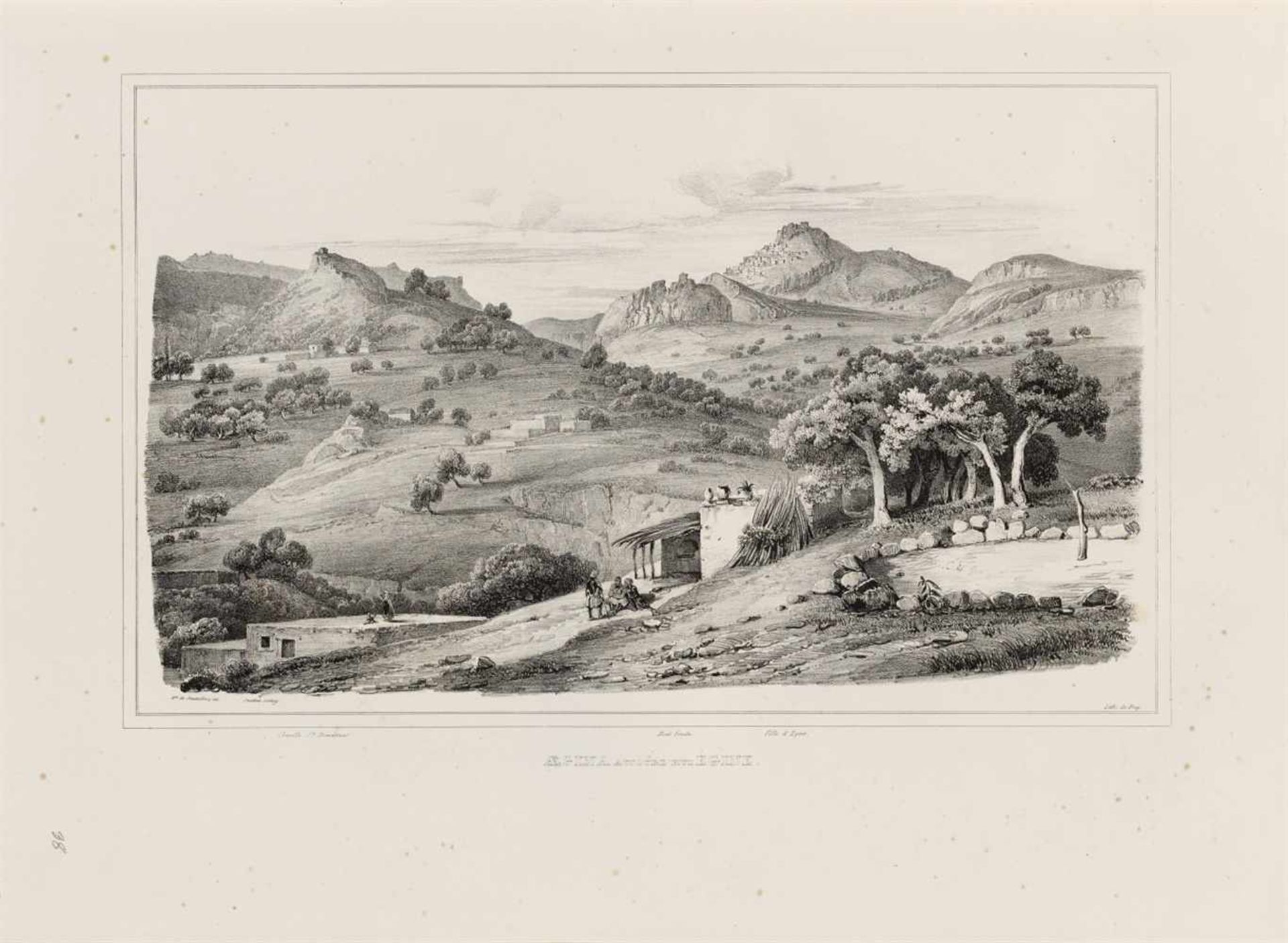 Stackelberg, Otto Magnus Frhr. v.: La Grèce. Vues pittoresques et topographiques. 2 Bde. Paris: I. - Bild 6 aus 6