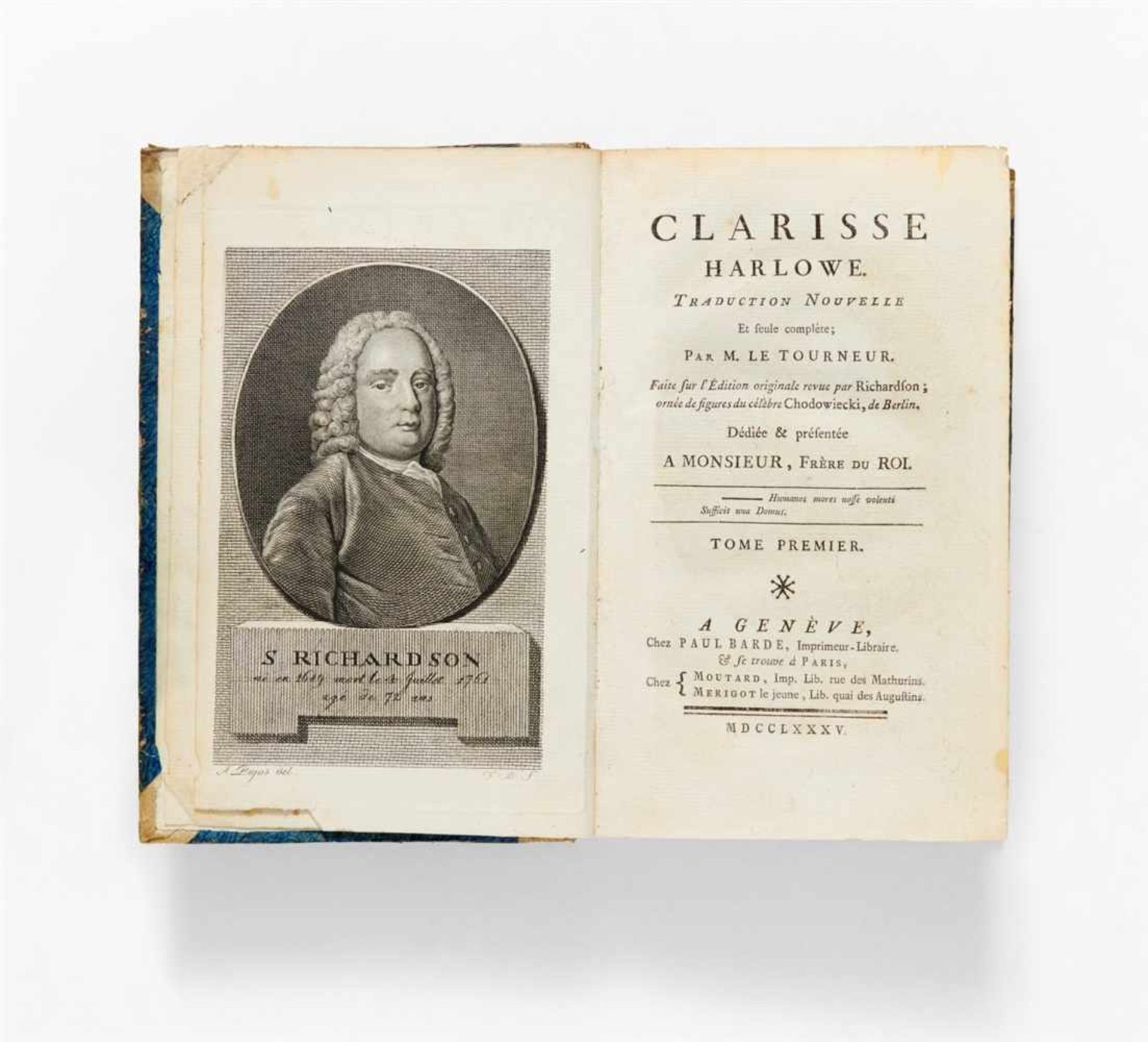 Richardson, Samuel: Clarisse Harlowe. Traduction nouvelle et seule complète; par M. le Tourneur.