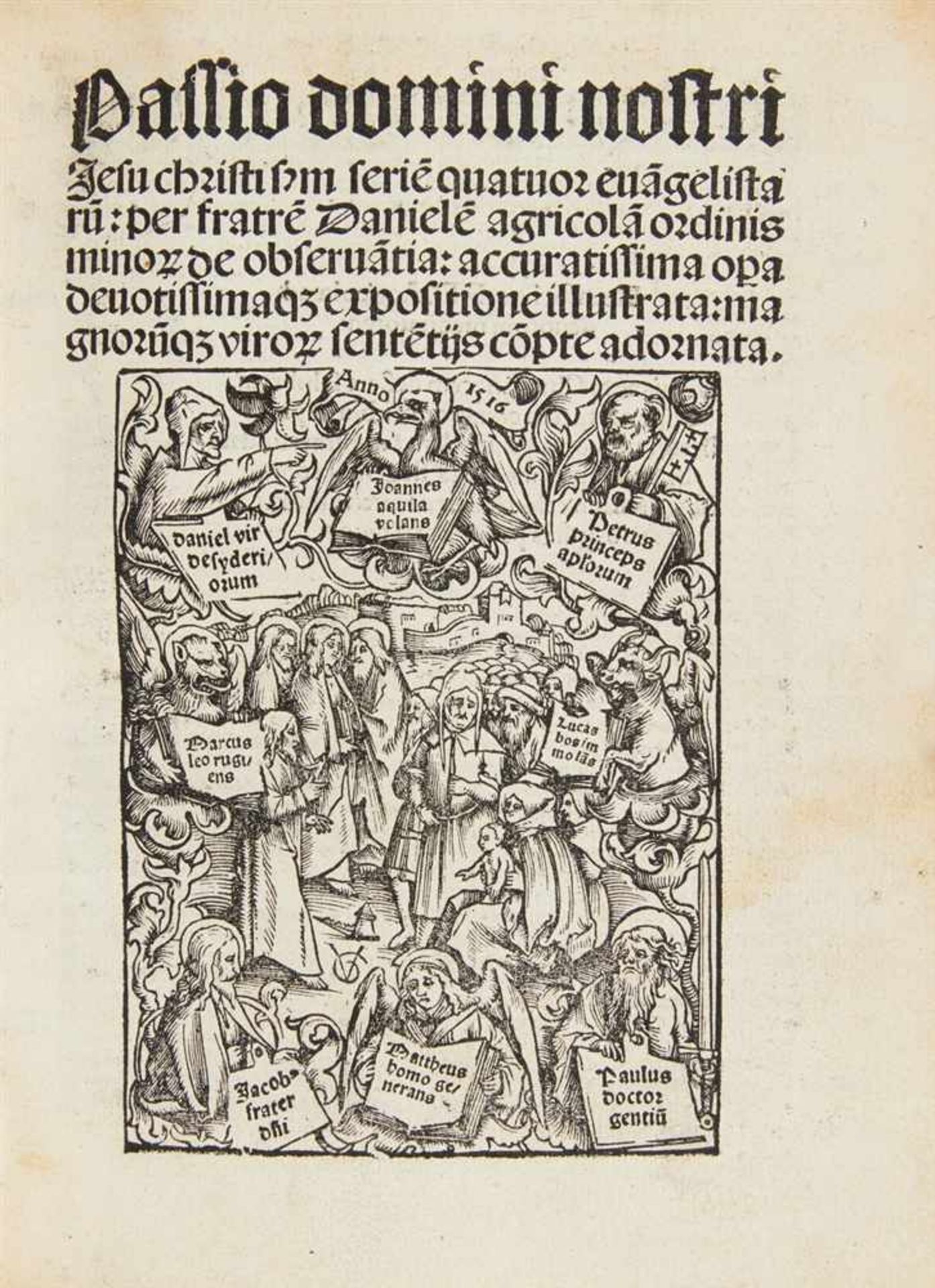 Guilelmus Parisiensis: Postilla sup[er] Epistolas [et] Euangelia: per totius anni circumitum: De - Bild 2 aus 2