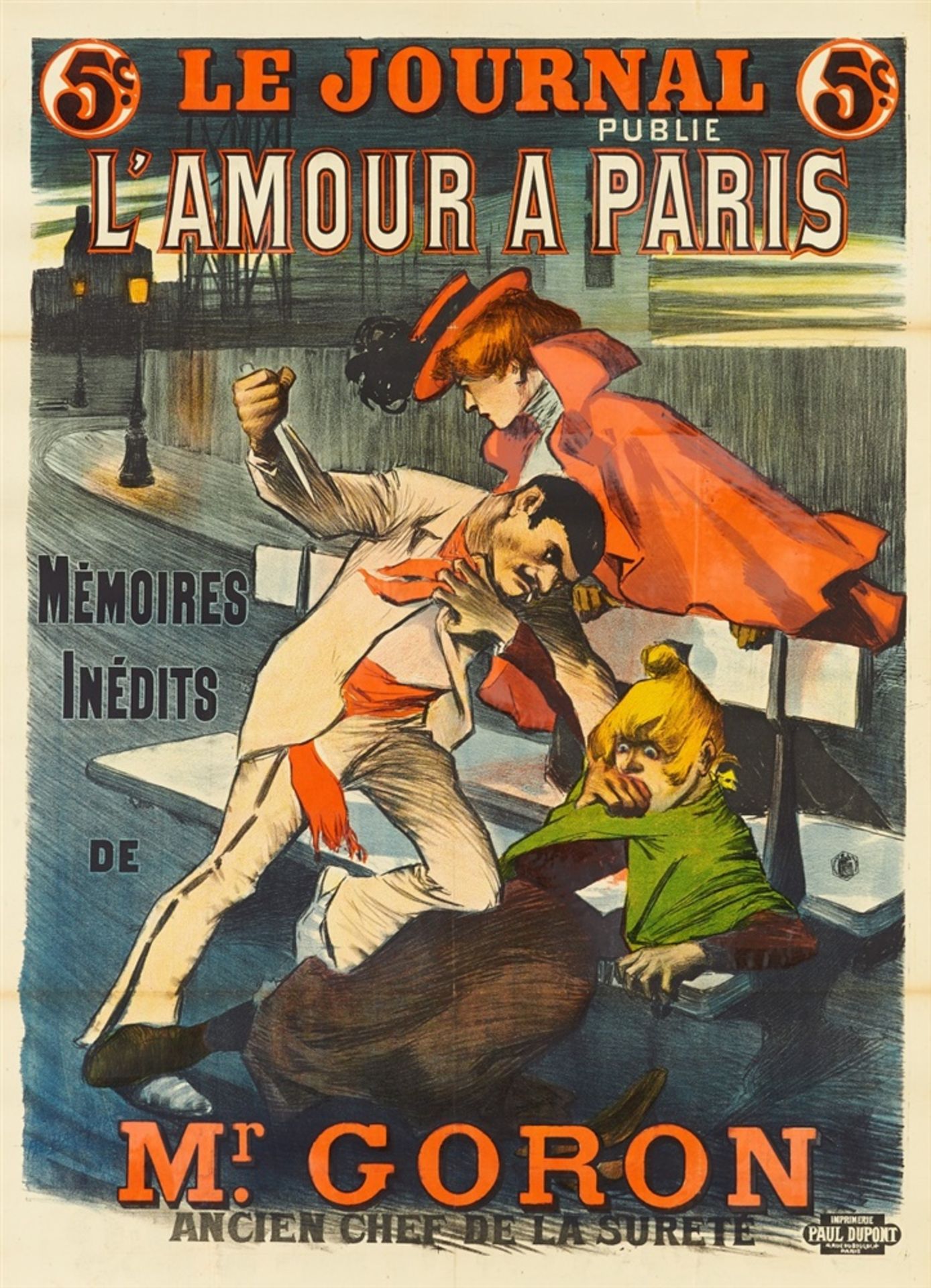 PAUL BALLURIAU 1860 - 1917LE JOURNAL PUBLIE – L'AMOUR A PARIS – MEMOIRES INÉDITS DE MR. GORON –