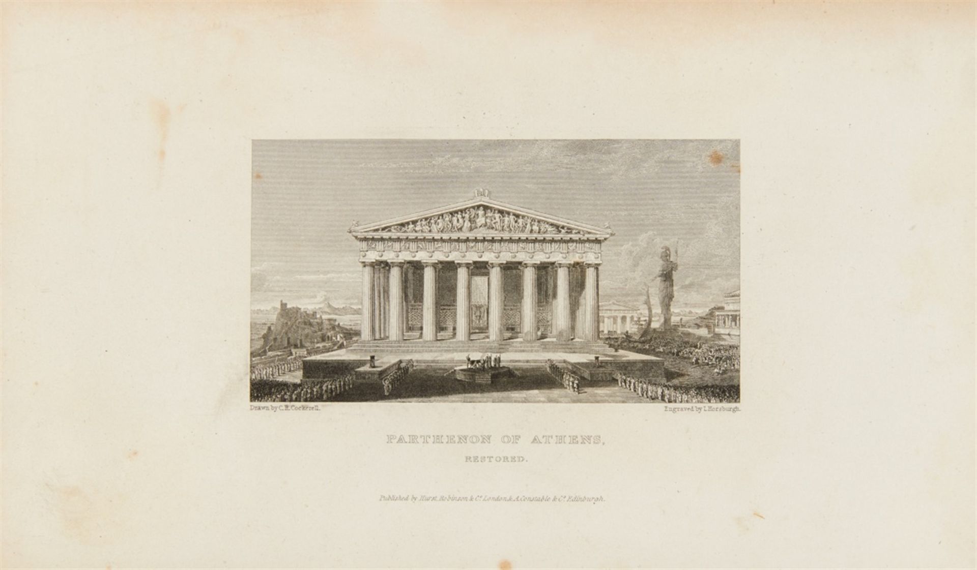 Williams, Hugh William: Select views in Greece. With classical illustrations. 2 Bde. in 1. London: