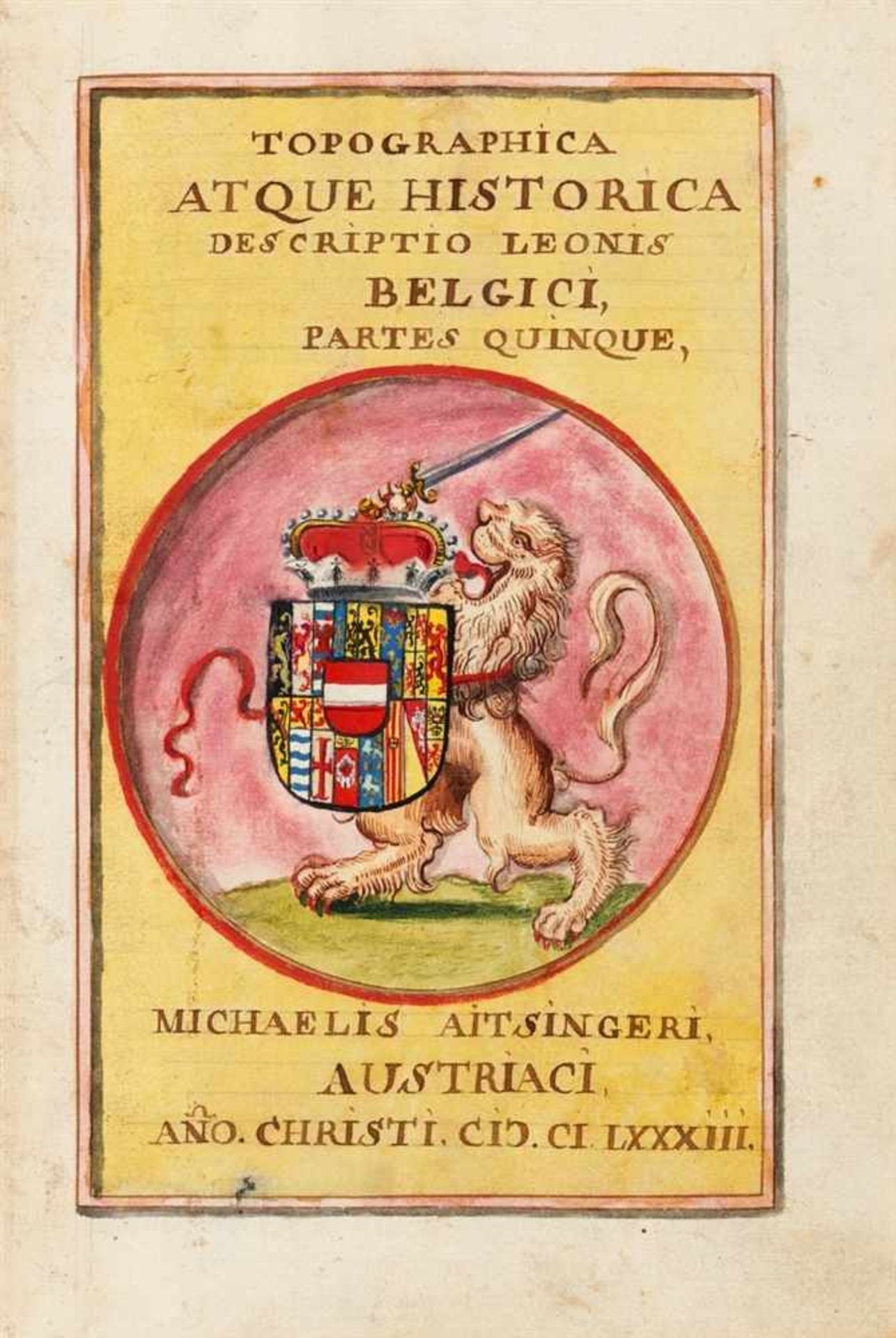 Aitzing, Michael von: [Ad Hispaniae et Hungariae reges termaximos. De Leone Belgico, eius[que]