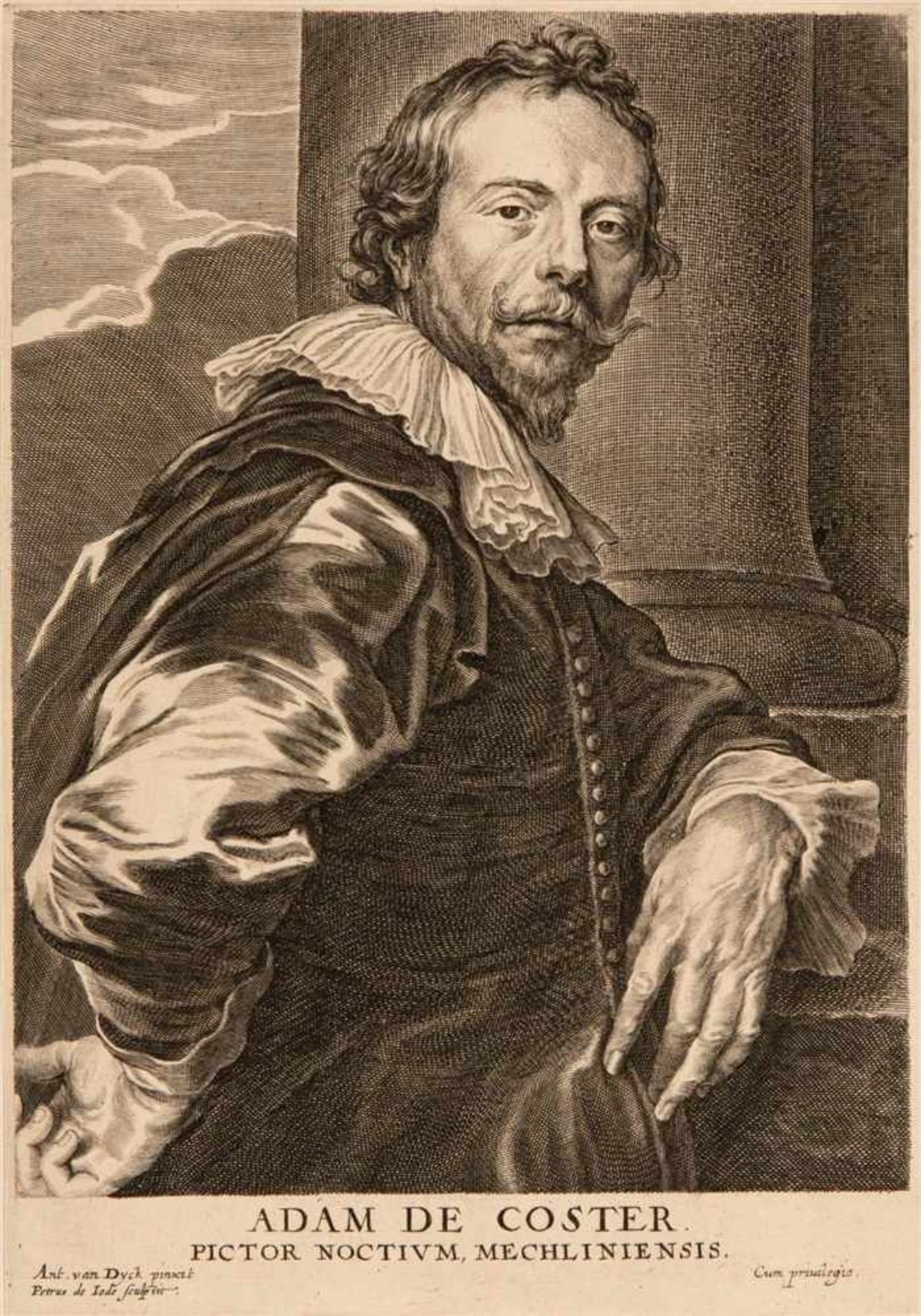 ANTHONY VAN DYCK, NACHAntwerpen 1599 - 1640 London Porträts. - Jacob de Breuck / Adam de Coster / - Image 6 of 8