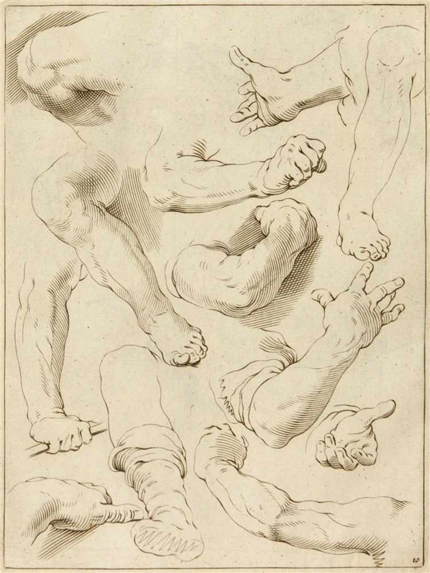 ABRAHAM BLOEMAERT, KOPIEN NACHDordrecht 1564 - 1651 Utrecht Eerste Beginselen Der Teken-Kunst: - Bild 2 aus 7