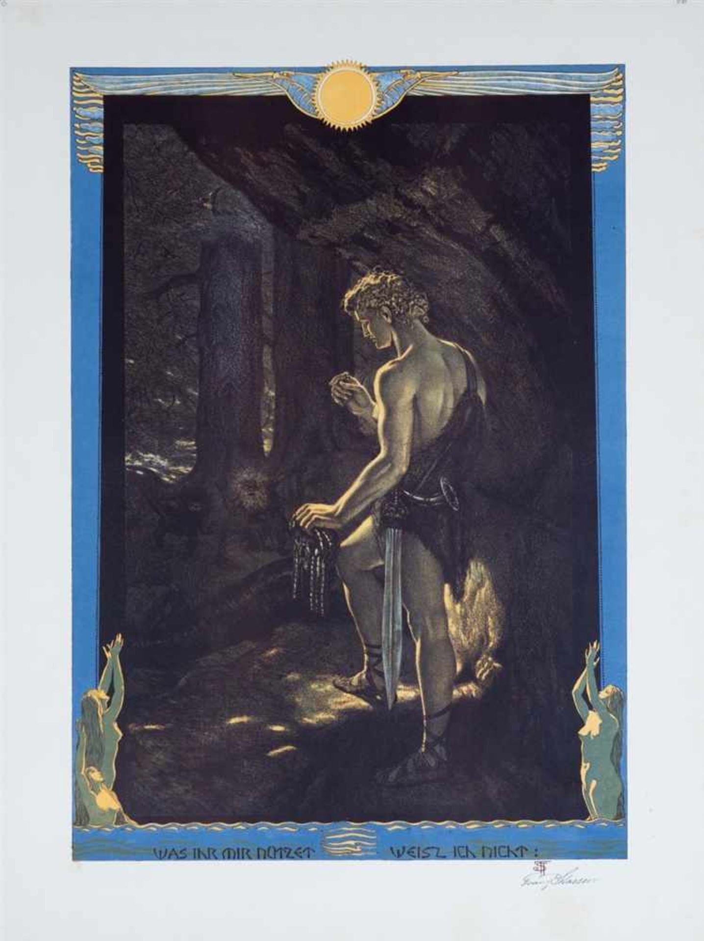 FRANZ STASSENHanau 1869 - 1949 Berlin Der Ring des Nibelungen. (Ca. 1916 - 1928). Komplette Folge - Image 21 of 27