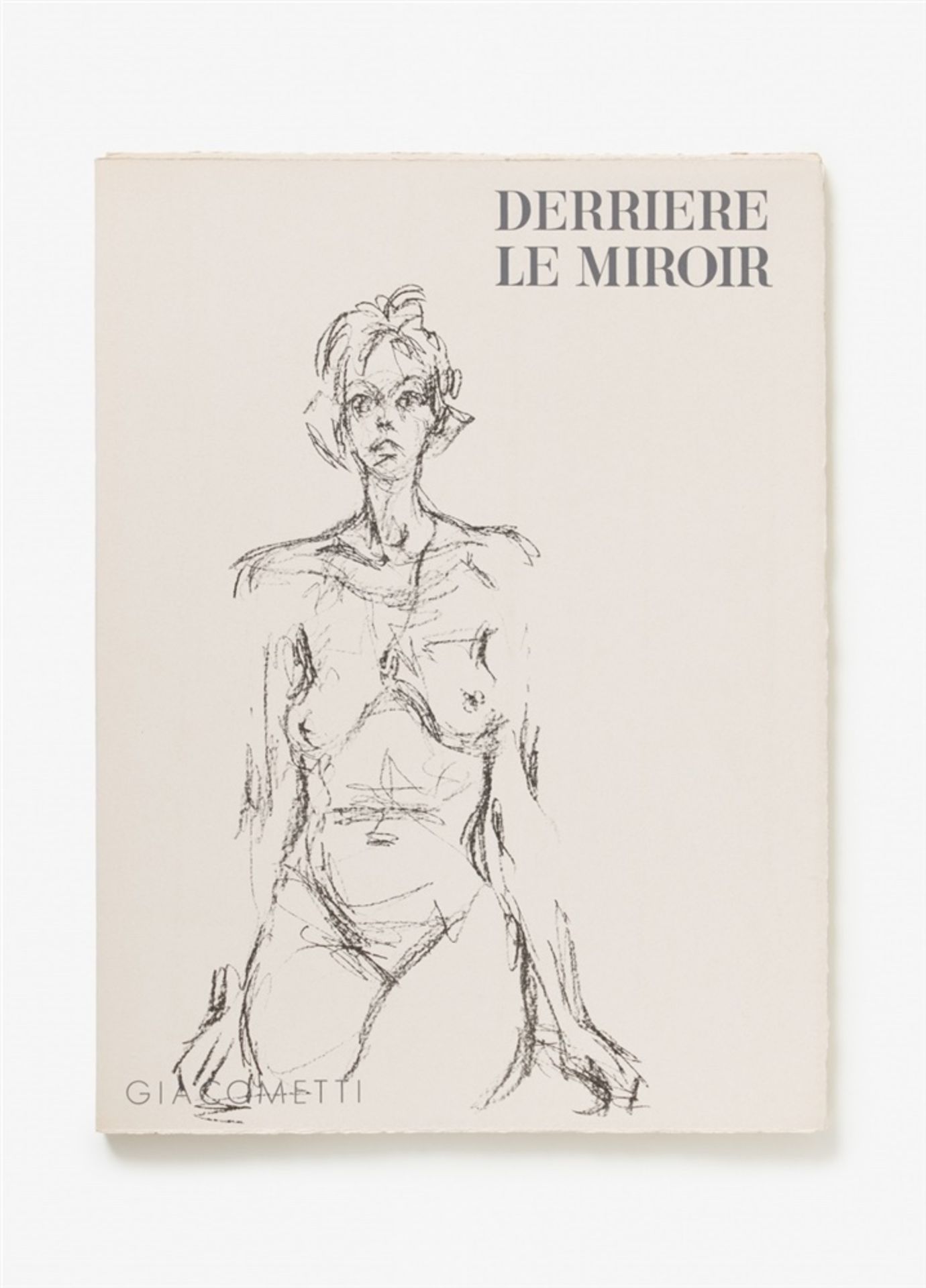 GIACOMETTI, ALBERTO Derrière le miroir. N°. 127. Paris: Maeght 1961. 38 x 28,4 cm. Mit 14