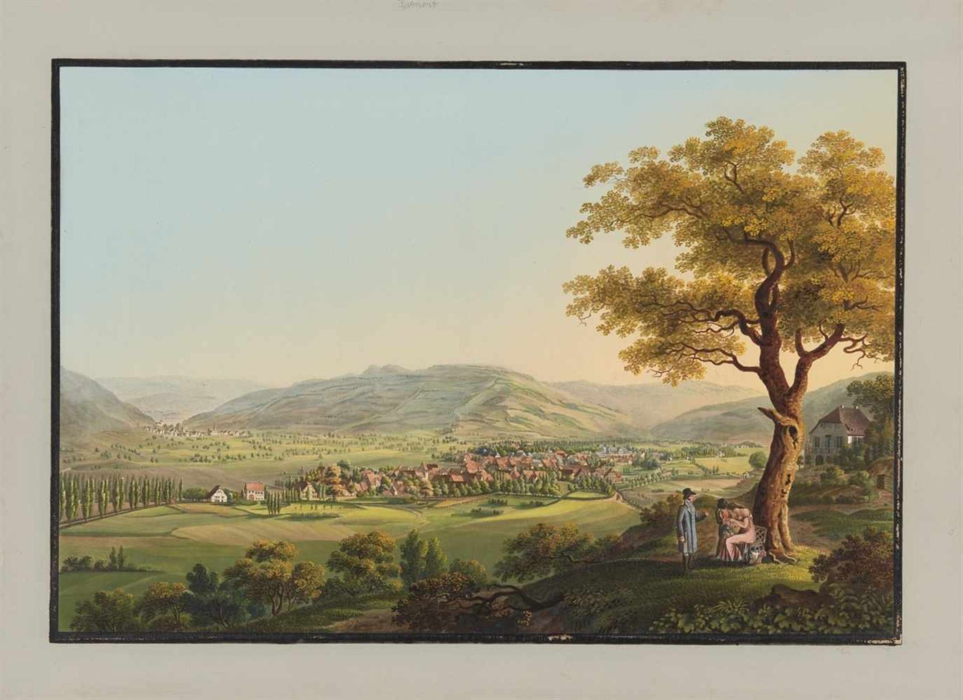 Großherzogtum Berg. - Malerische Ansichten aus dem Groszherzogthum Berg aufgenommen und in Gouaché - Image 22 of 22