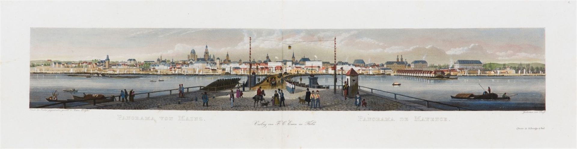 Eisen, F. C.: Eisen's Panoramen. Der Rhein und Umgebung (Deckeltitel). Köln: Franz Carl Eisen (um - Bild 2 aus 3