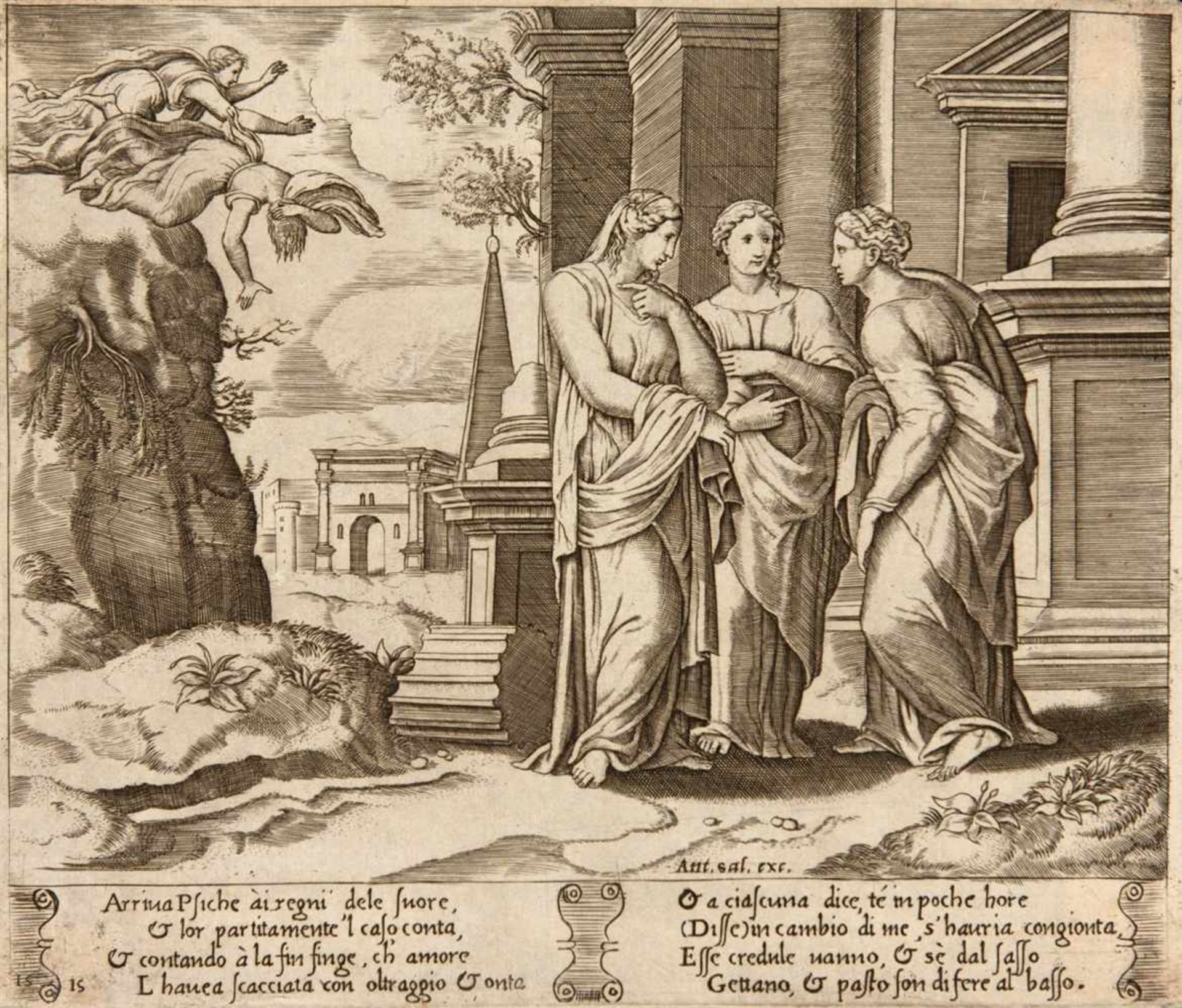 MEISTER B MIT DEM WÜRFEL tätig um 1532 / AGOSTINO DEI MUSI (gen. AGOSTINO VENEZIANO) Venedig ca. - Image 17 of 25