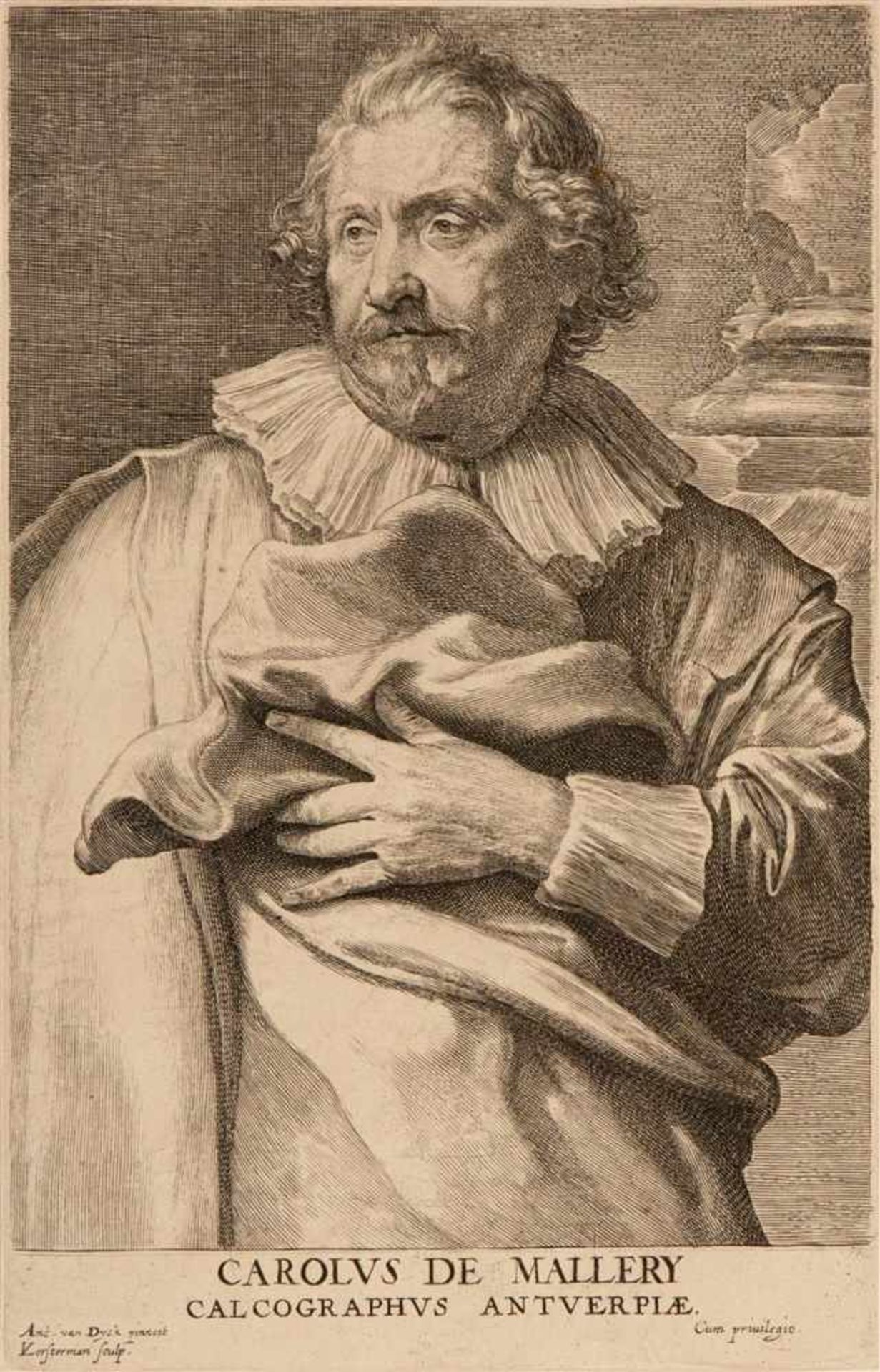 ANTHONY VAN DYCK, NACHAntwerpen 1599 - 1640 London Porträts. - Jacob de Breuck / Adam de Coster / - Image 2 of 8