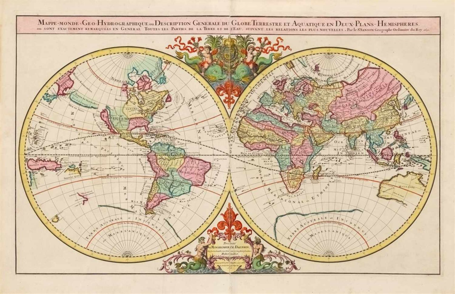 Jaillot, Alexis-Hubert (Hrsg.): Atlas nouveau contenant toutes les parties du monde, ou sont - Bild 3 aus 7