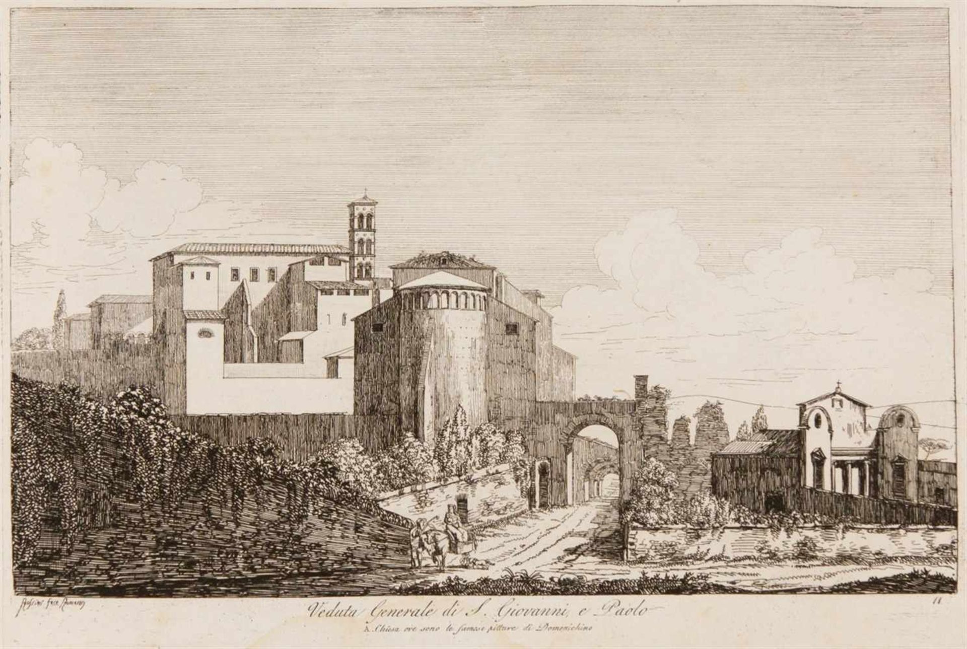 LUIGI ROSSINI Ravenna 1790 - 1857 Rom Raccolta di Cinquanta Principali Vedute di Antichità, tratte - Bild 15 aus 27